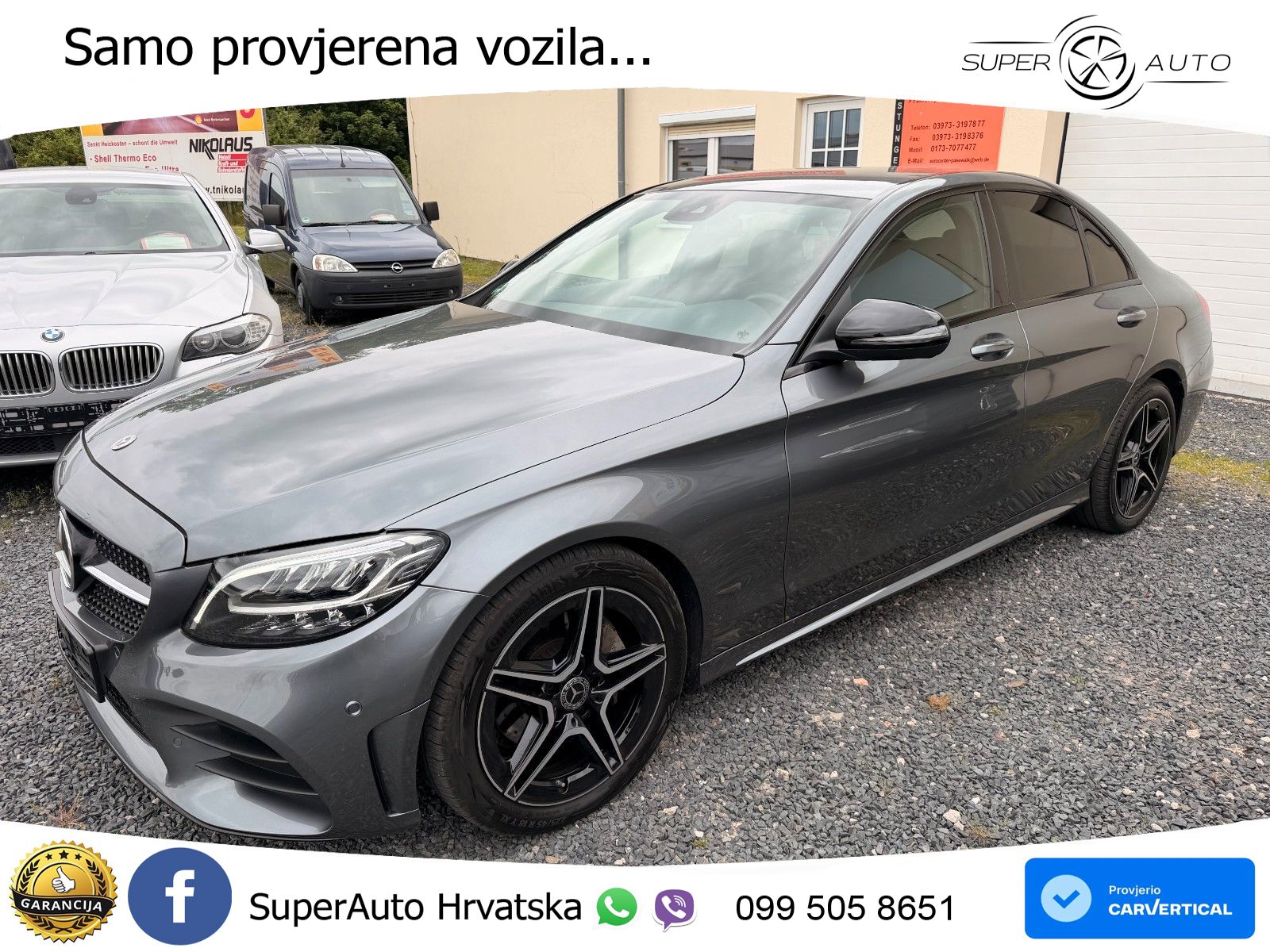 Mercedes-Benz C200 AMG line LED+GR SJED+ACC