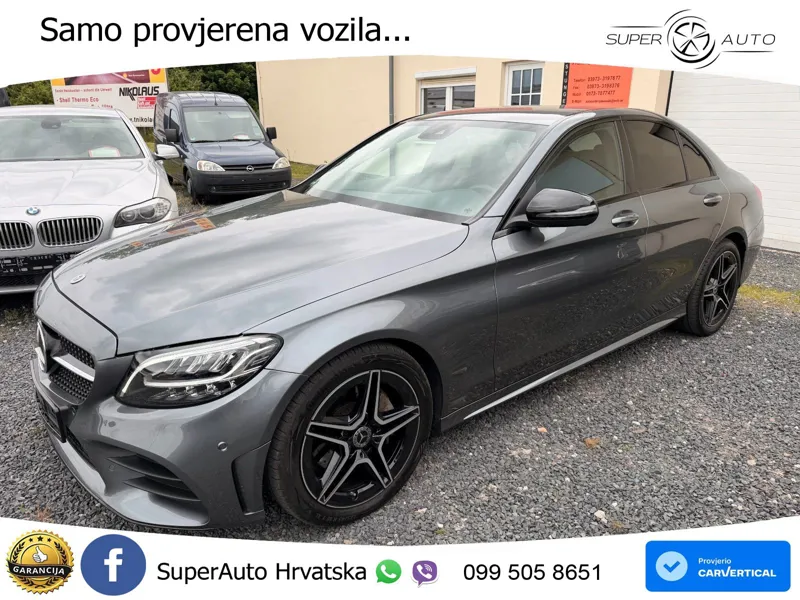 Mercedes-Benz C200 AMG line LED+GR SJED+ACC
