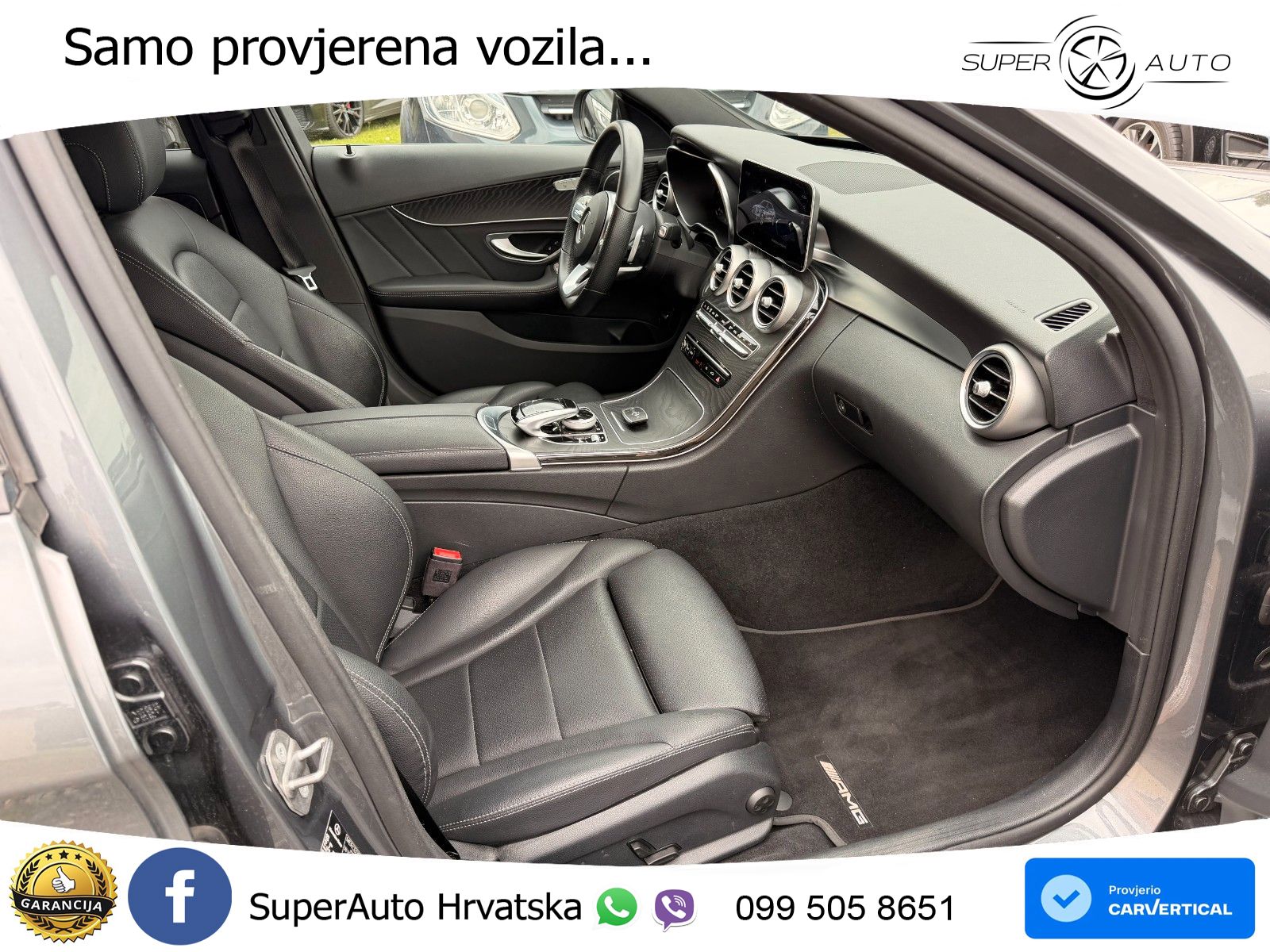 Mercedes-Benz C200 AMG line LED+GR SJED+ACC