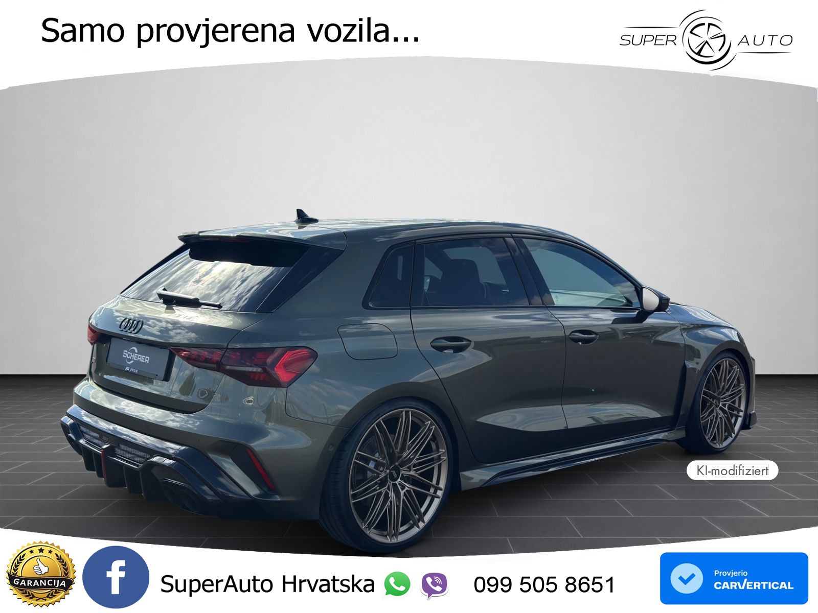 Audi RS3 Sedan 2.5 TFSI (400 KS) quattro S tronic ABT LED+GR SJED+ACC