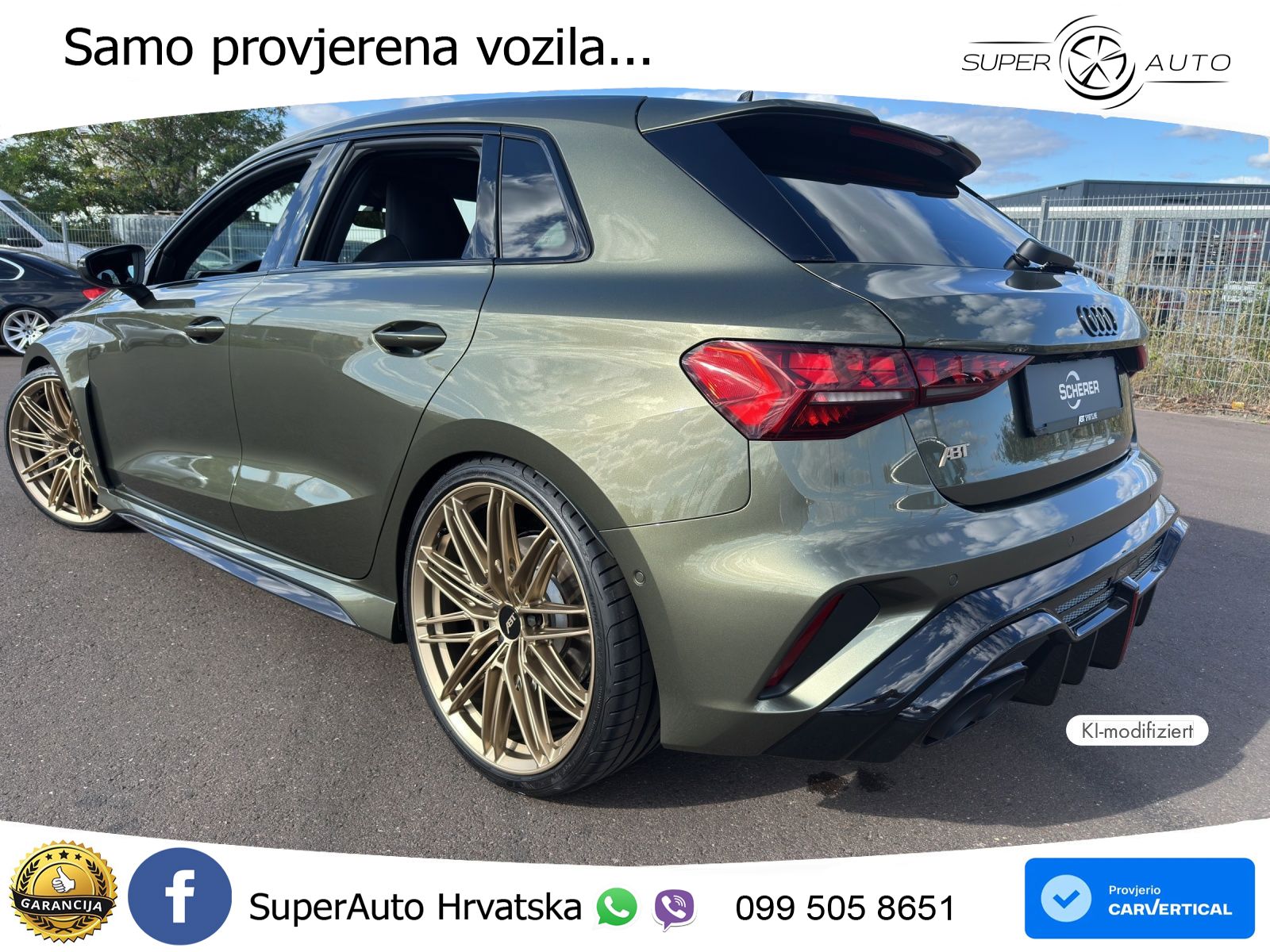 Audi RS3 Sedan 2.5 TFSI (400 KS) quattro S tronic ABT LED+GR SJED+ACC