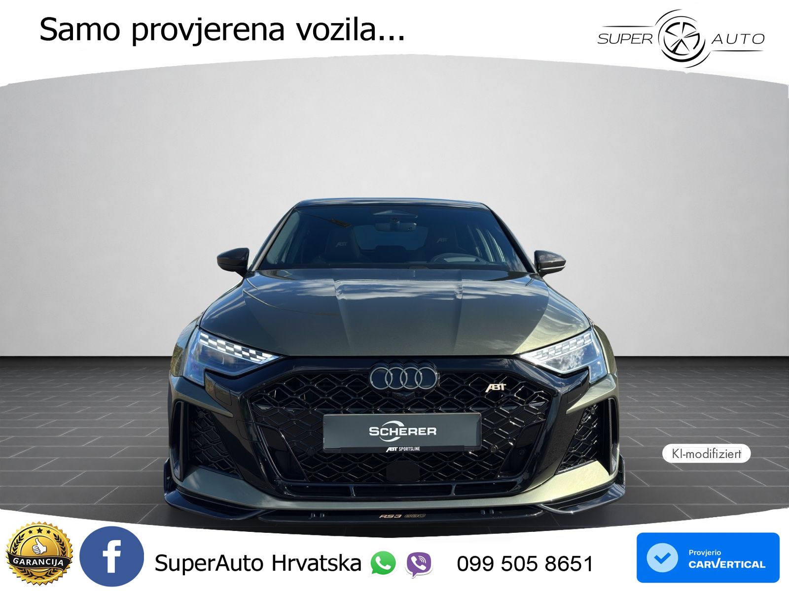 Audi RS3 Sedan 2.5 TFSI (400 KS) quattro S tronic ABT LED+GR SJED+ACC