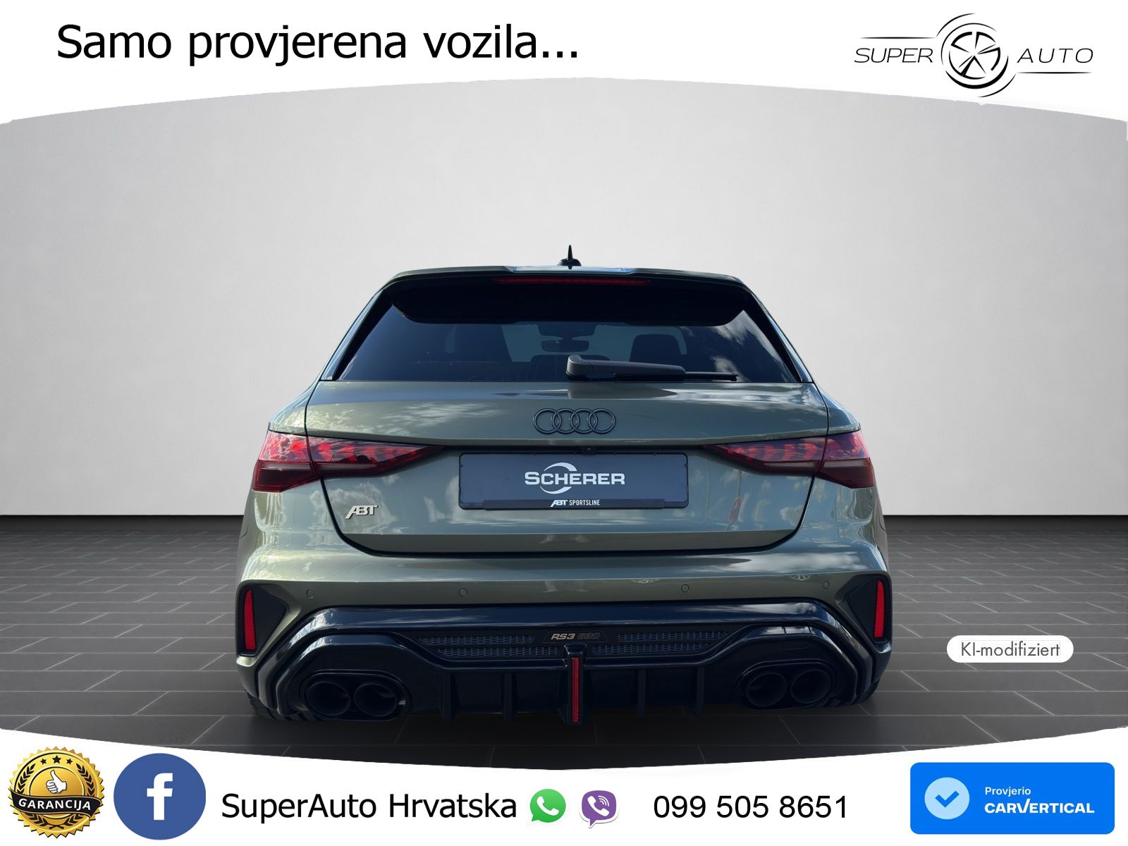Audi RS3 Sedan 2.5 TFSI (400 KS) quattro S tronic ABT LED+GR SJED+ACC