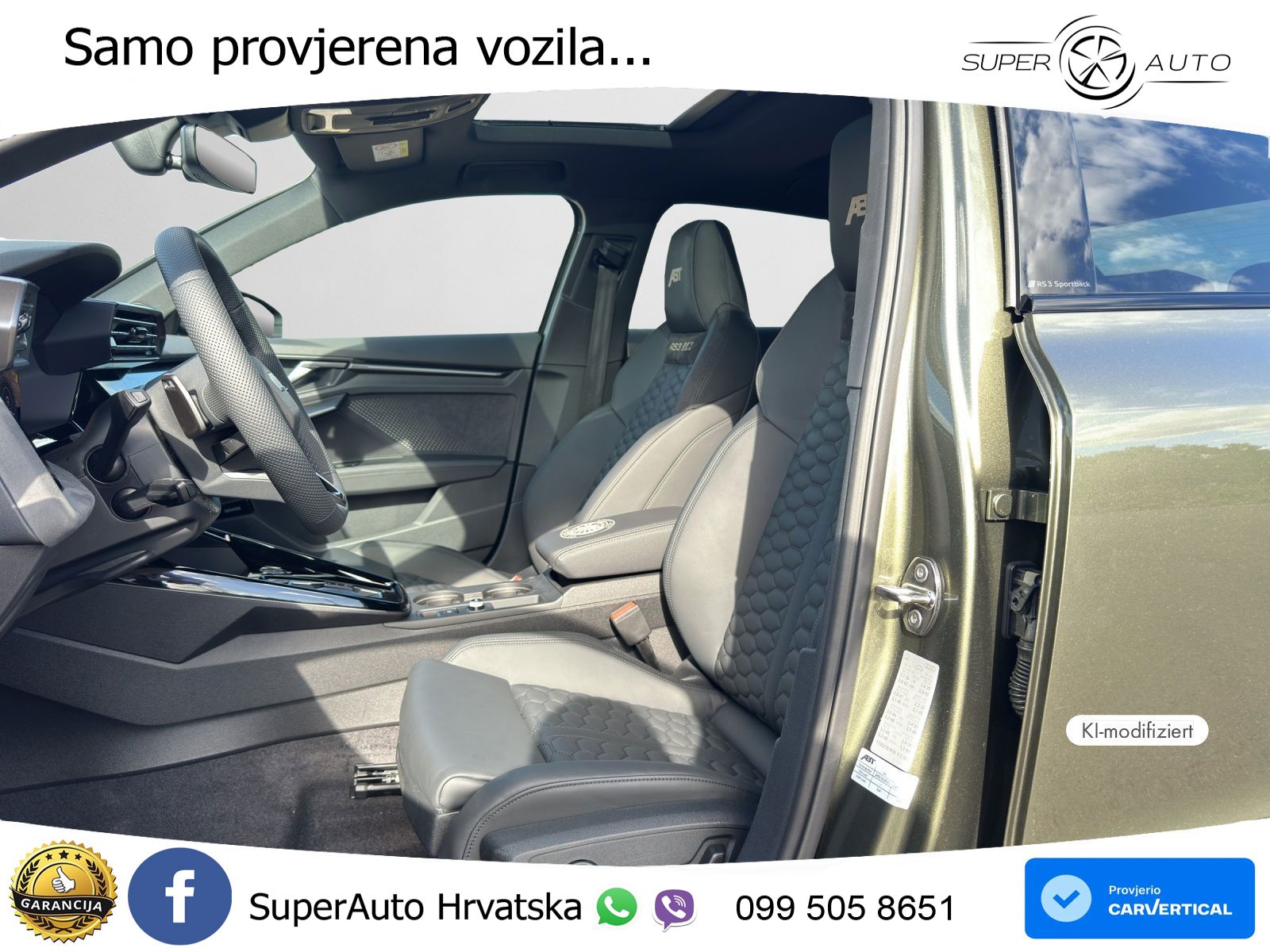 Audi RS3 Sedan 2.5 TFSI (400 KS) quattro S tronic ABT LED+GR SJED+ACC