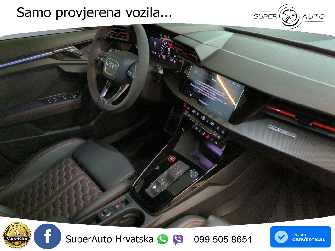 Audi RS3 Sedan 2.5 TFSI (400 KS) quattro S tronic LED+GR SJED+ACC