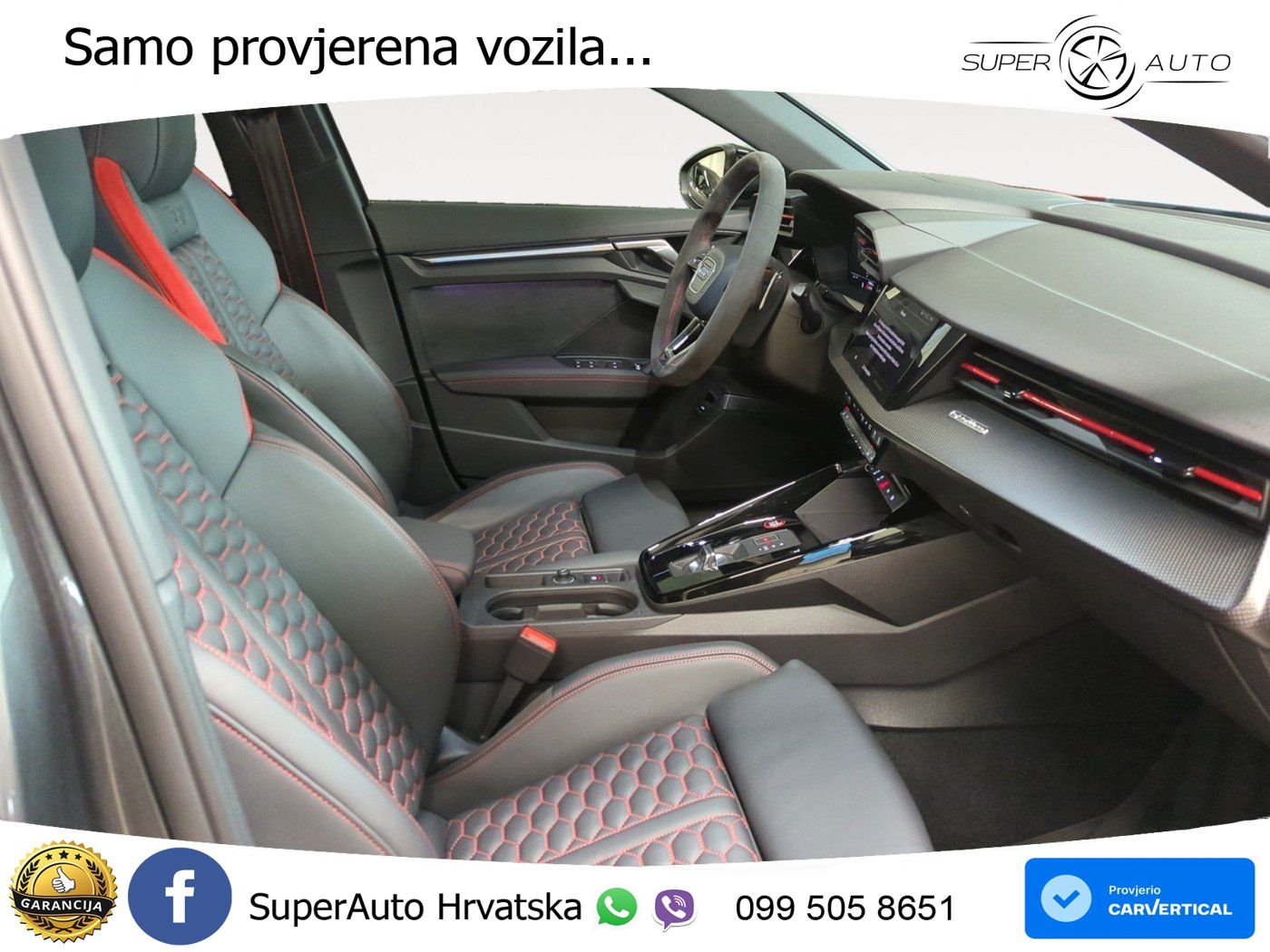 Audi RS3 Sedan 2.5 TFSI (400 KS) quattro S tronic LED+GR SJED+ACC