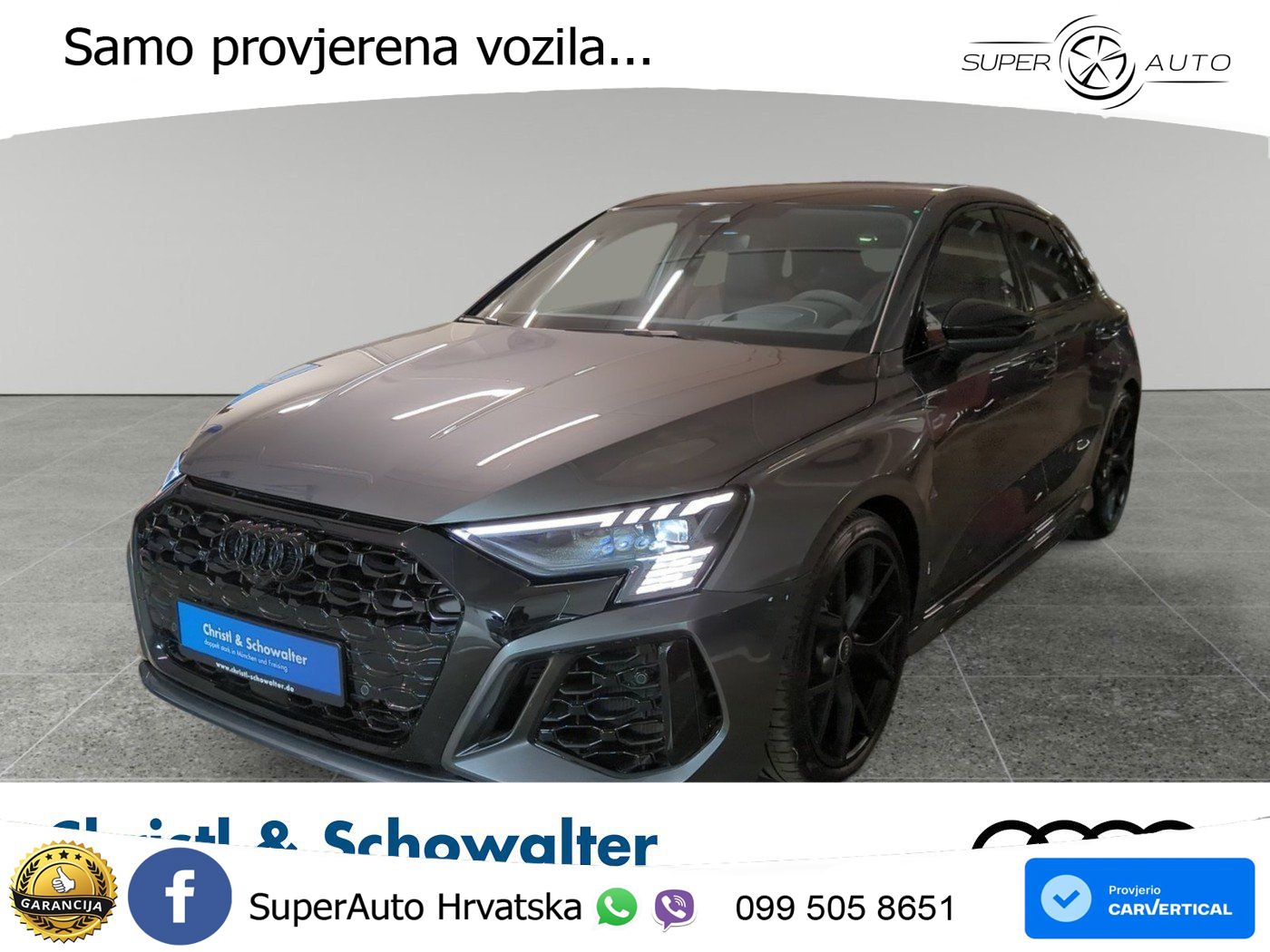 Audi RS3 Sedan 2.5 TFSI (400 KS) quattro S tronic LED+GR SJED+ACC