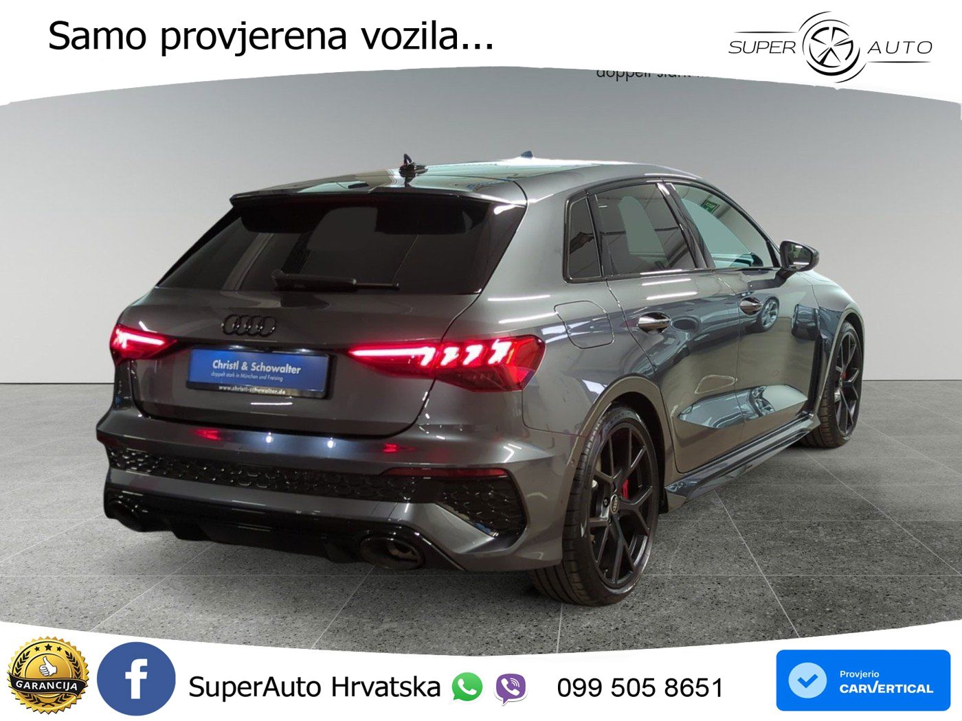 Audi RS3 Sedan 2.5 TFSI (400 KS) quattro S tronic LED+GR SJED+ACC