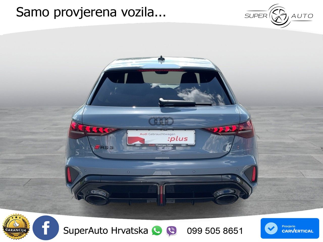Audi RS3 Sportback 2.5 TFSI (400 KS) quattro S tronic
