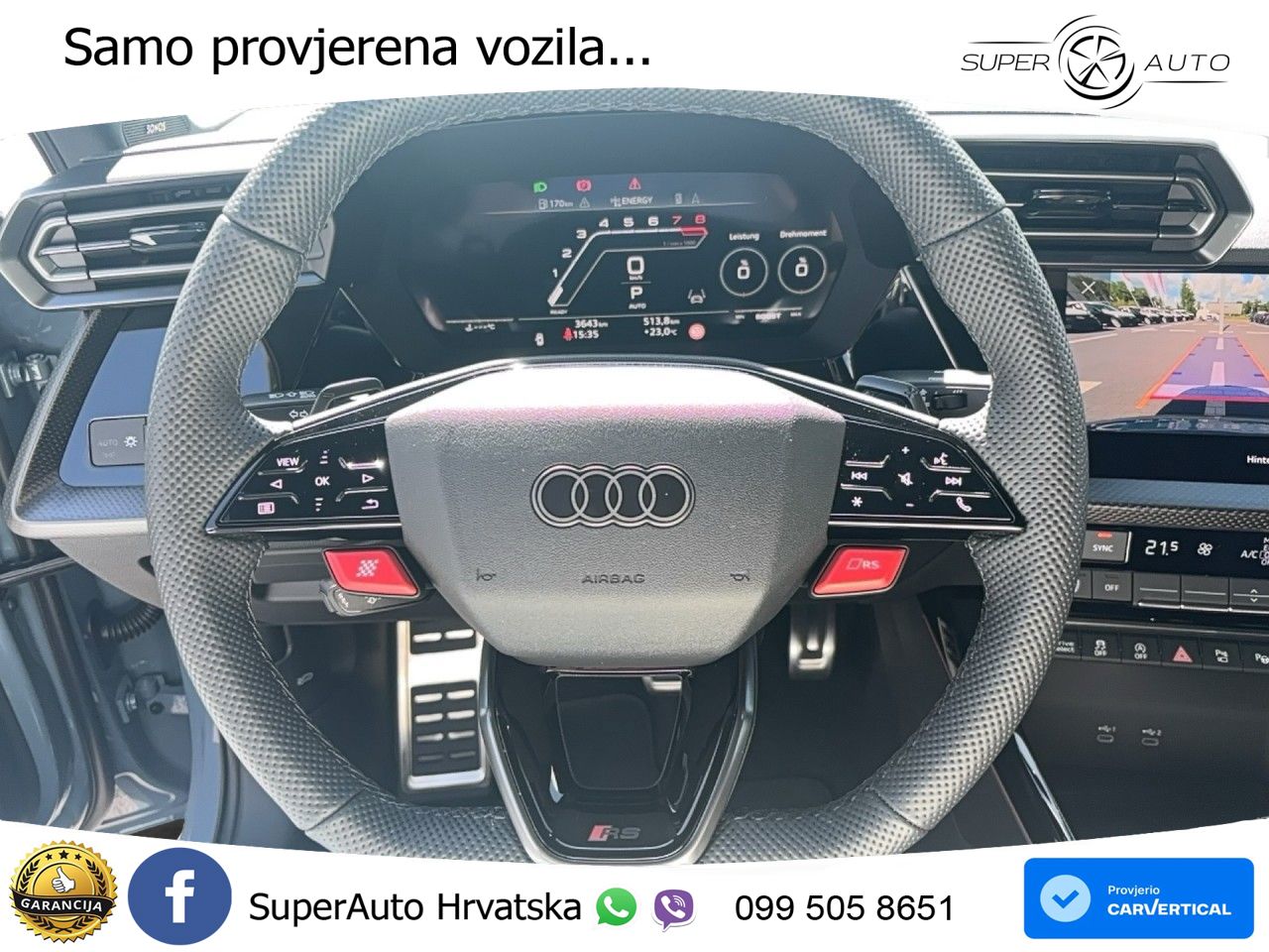 Audi RS3 Sportback 2.5 TFSI (400 KS) quattro S tronic
