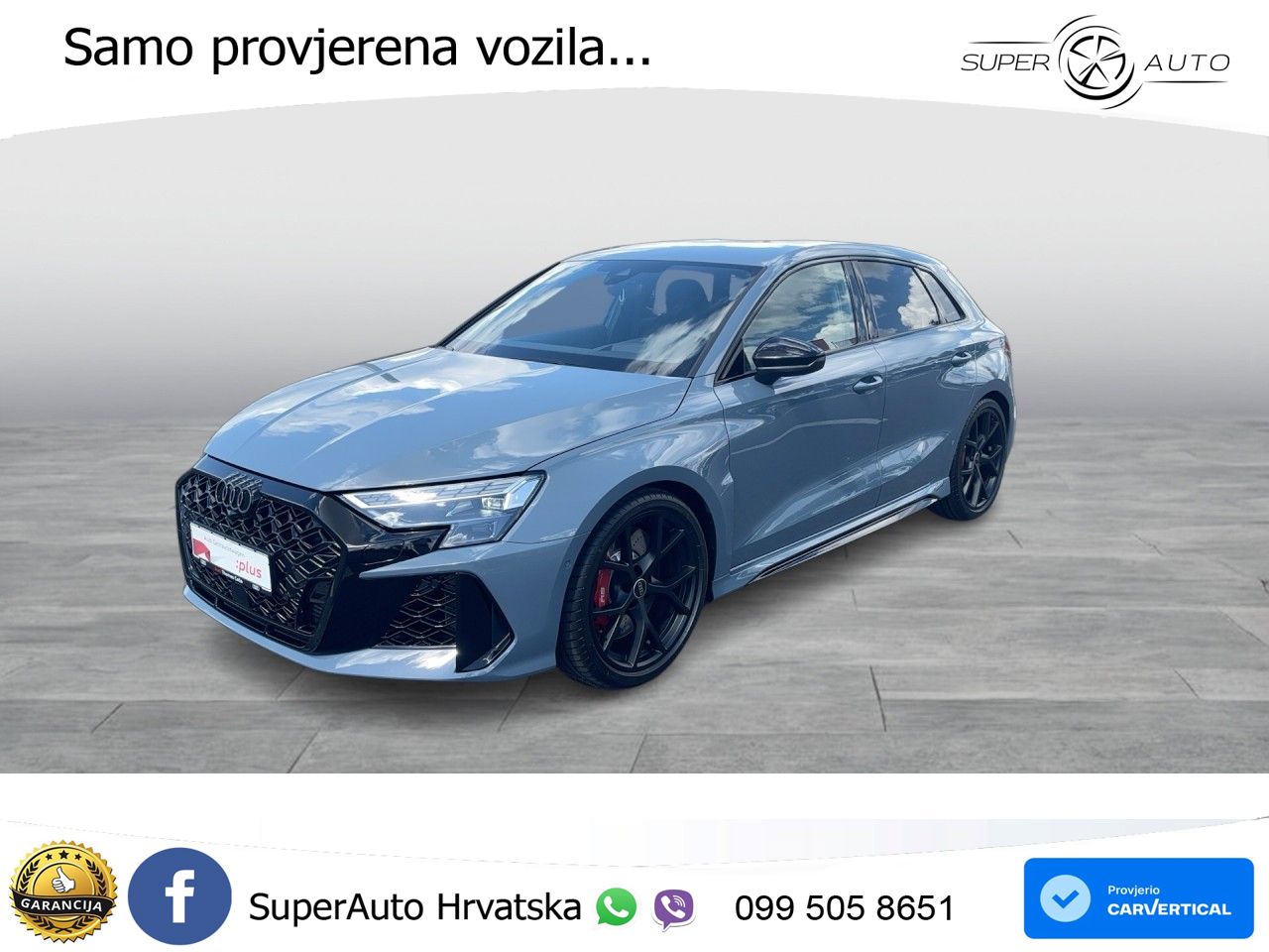 Audi RS3 Sportback 2.5 TFSI (400 KS) quattro S tronic