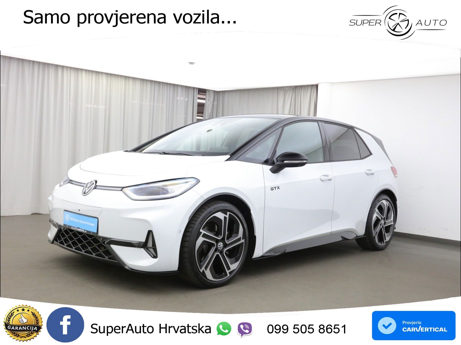 Volkswagen ID.3 GTX Performance 84 kWh (326 KS)