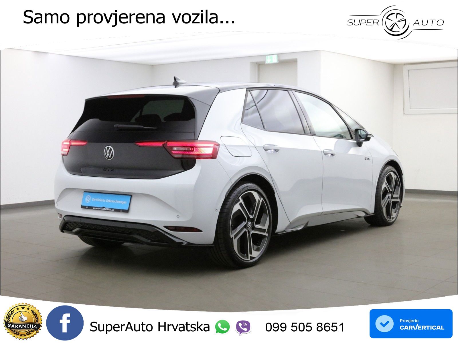 Volkswagen ID.3 GTX Performance 84 kWh (326 KS)