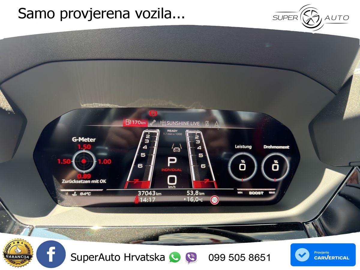 Audi RS3 Sportback 2.5 TFSI (400 KS) quattro S tronic LED+GR SJED+ACC