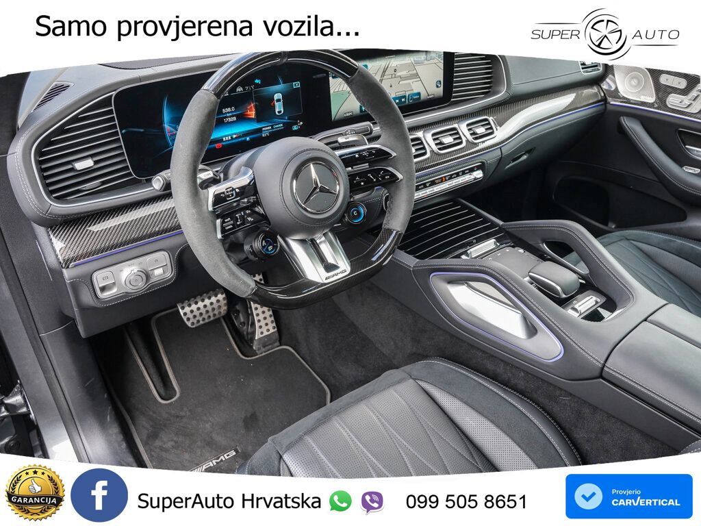 Mercedes AMG GLE Coupe 63 S V8 (612 KS) EQ Boost 4MATIC+ AMG SPEEDSHIFT TCT 9G LED+GR SJED+ACC
