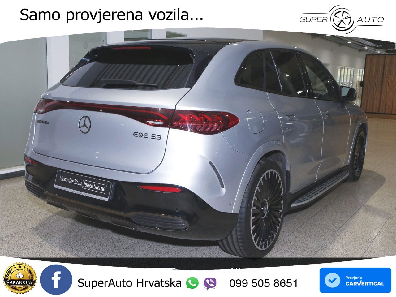 Mercedes EQE SUV AMG 53 100 kWh (626 KS) 4MATIC+ LED+GR SJED+ACC