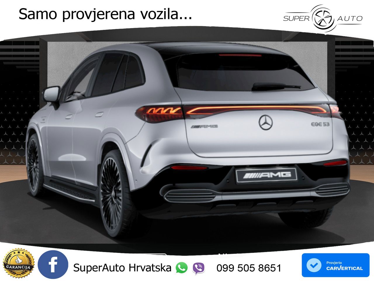Mercedes EQE SUV AMG 53 100 kWh (626 KS) 4MATIC+ LED+GR SJED+ACC