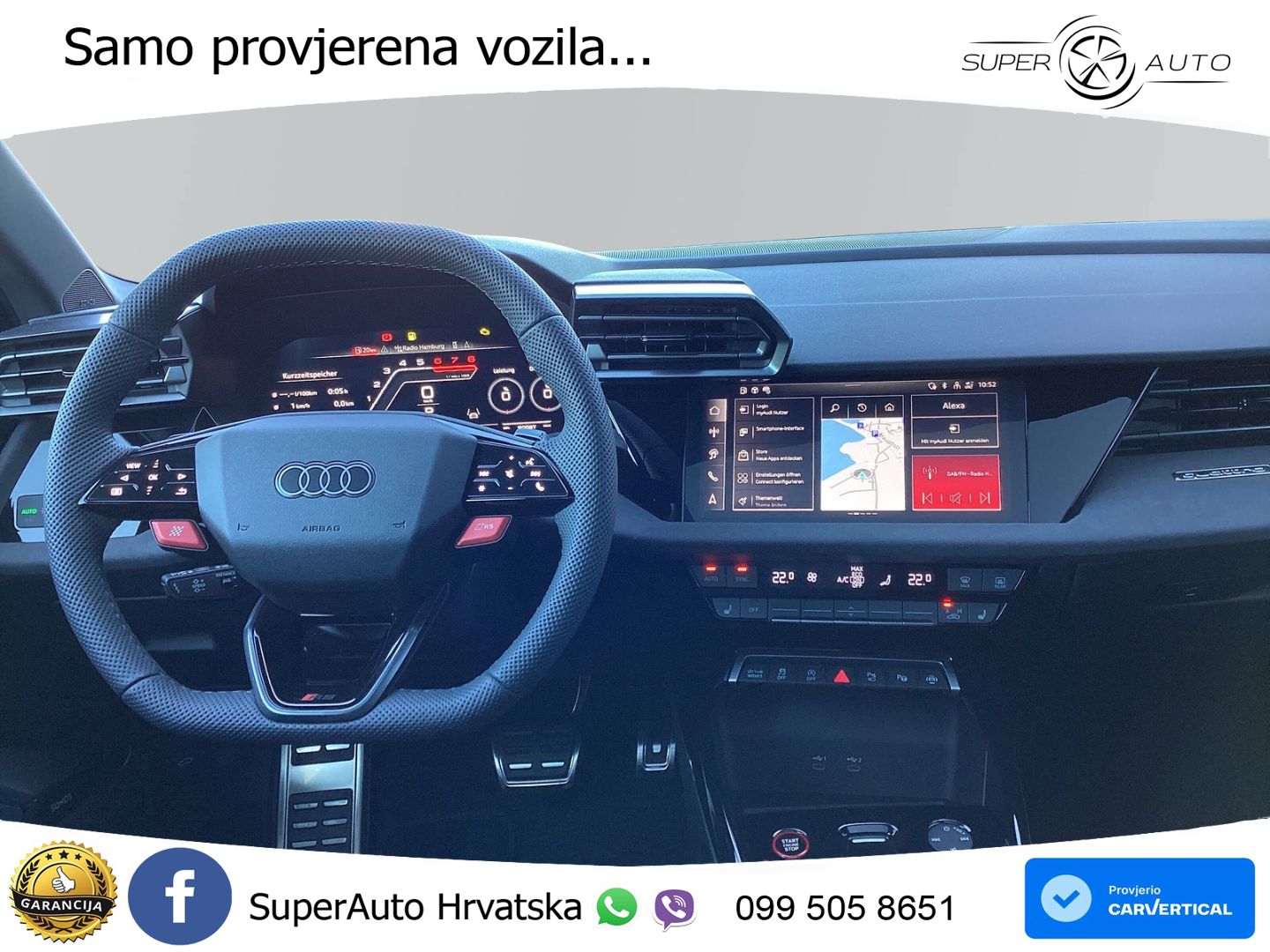 Audi RS3 Sedan 2.5 TFSI (400 KS) quattro S tronic LED+GR SJED+ACC