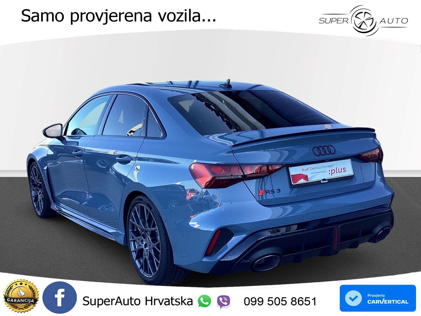 Audi RS3 Sedan 2.5 TFSI (400 KS) quattro S tronic LED+GR SJED+ACC