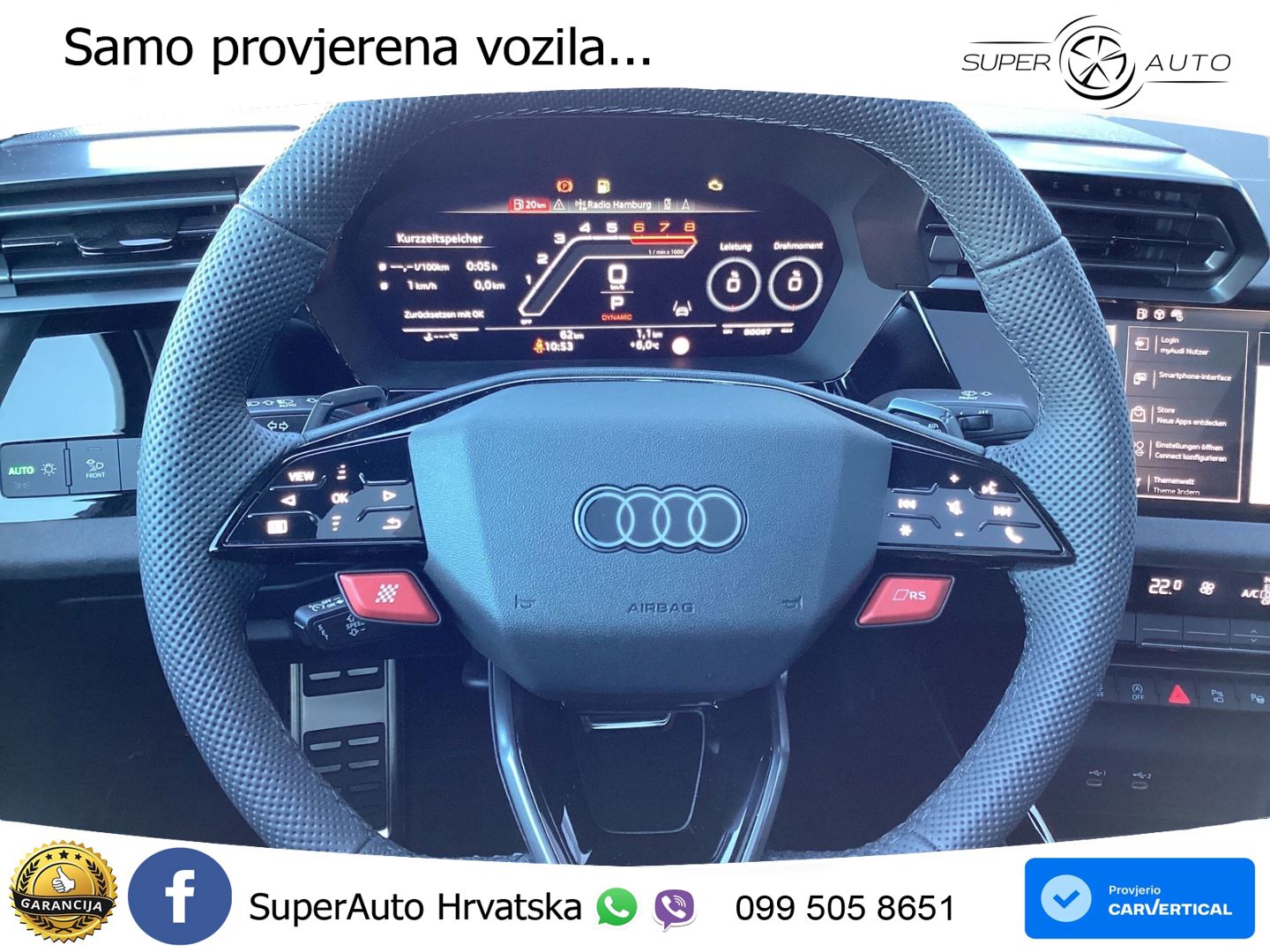 Audi RS3 Sedan 2.5 TFSI (400 KS) quattro S tronic LED+GR SJED+ACC