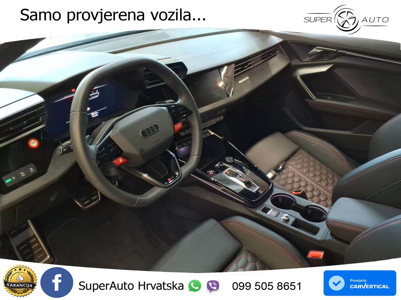 Audi RS3 Sedan 2.5 TFSI (400 KS) quattro S tronic LED+GR SJED+ACC