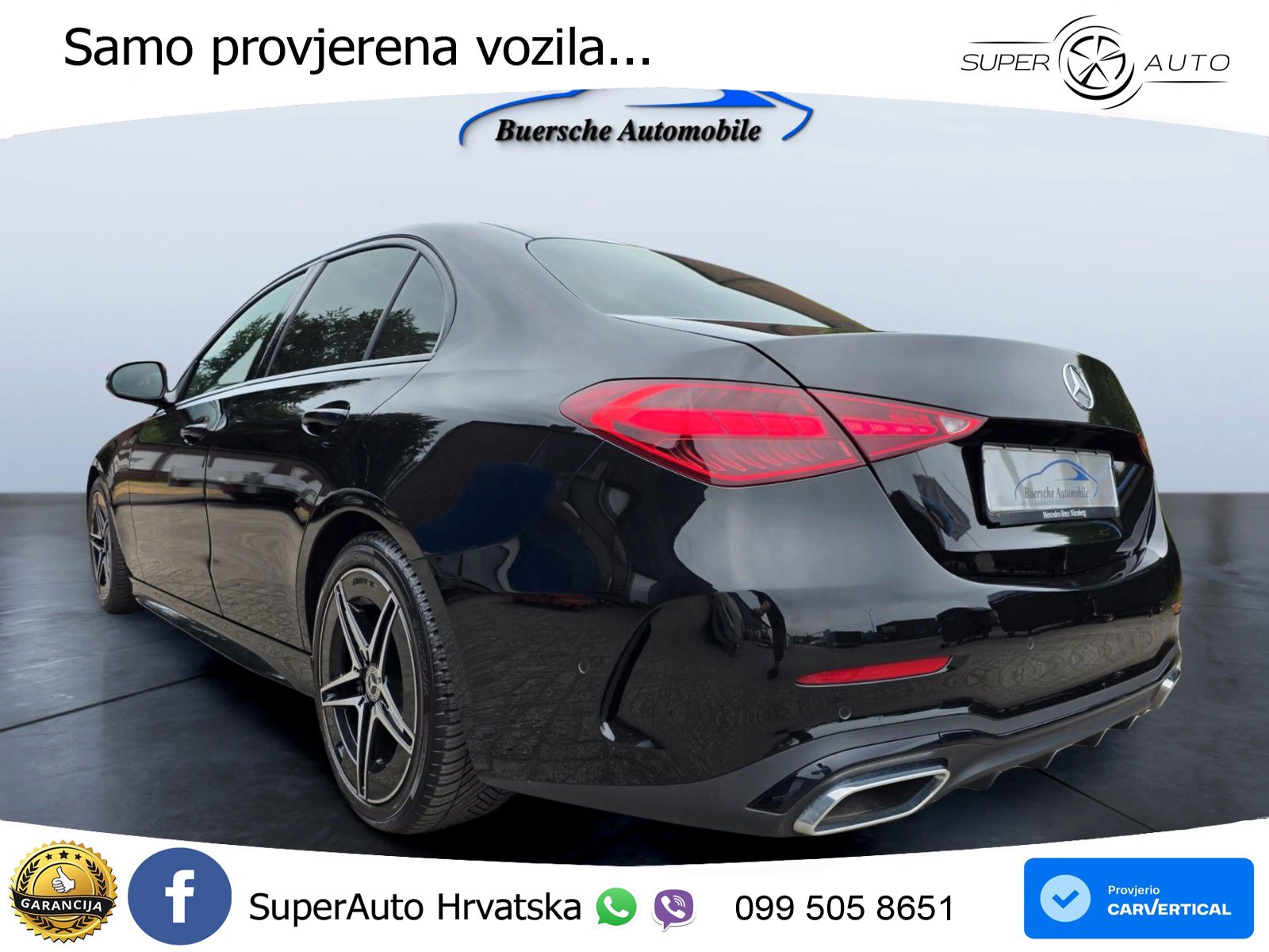 Mercedes-Benz C 200 AMG line LED+GR SJED+ACC