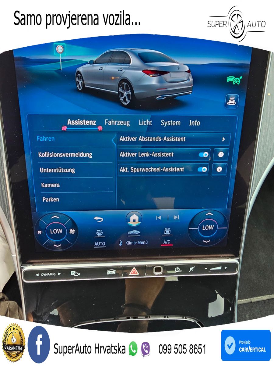 Mercedes-Benz C 200 AMG line LED+GR SJED+ACC