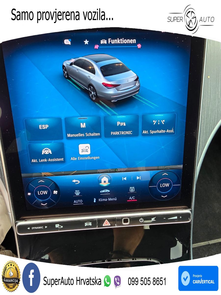 Mercedes-Benz C 200 AMG line LED+GR SJED+ACC