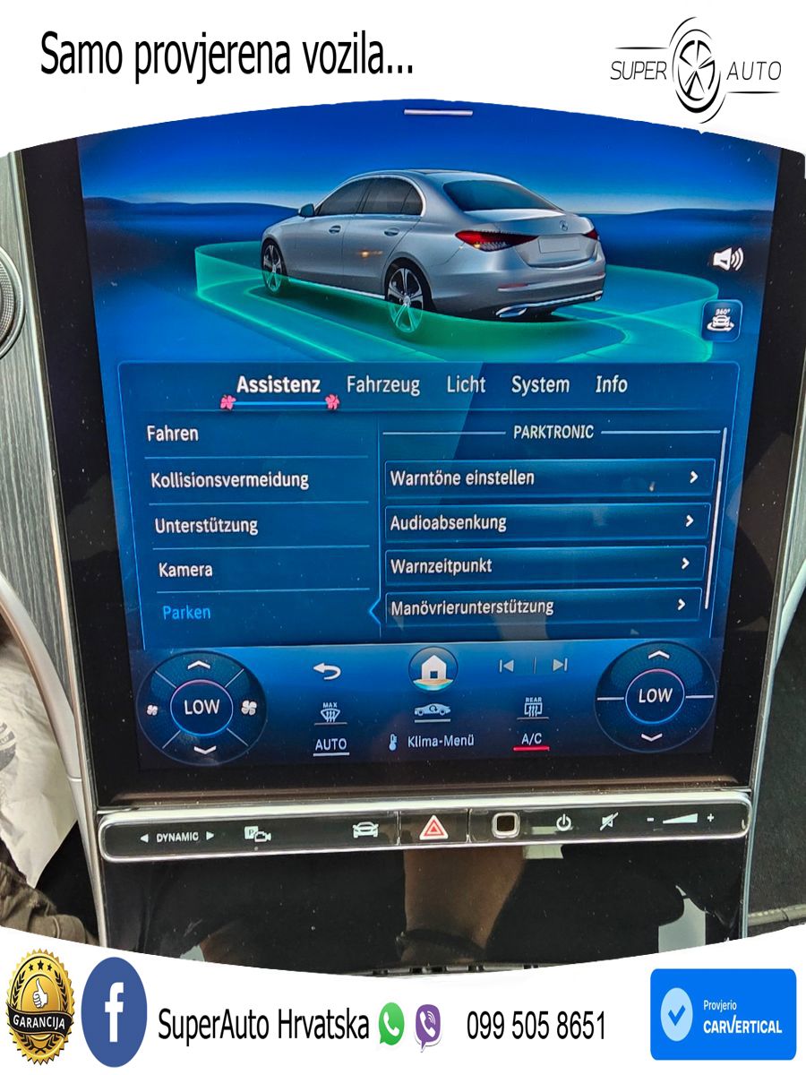 Mercedes-Benz C 200 AMG line LED+GR SJED+ACC
