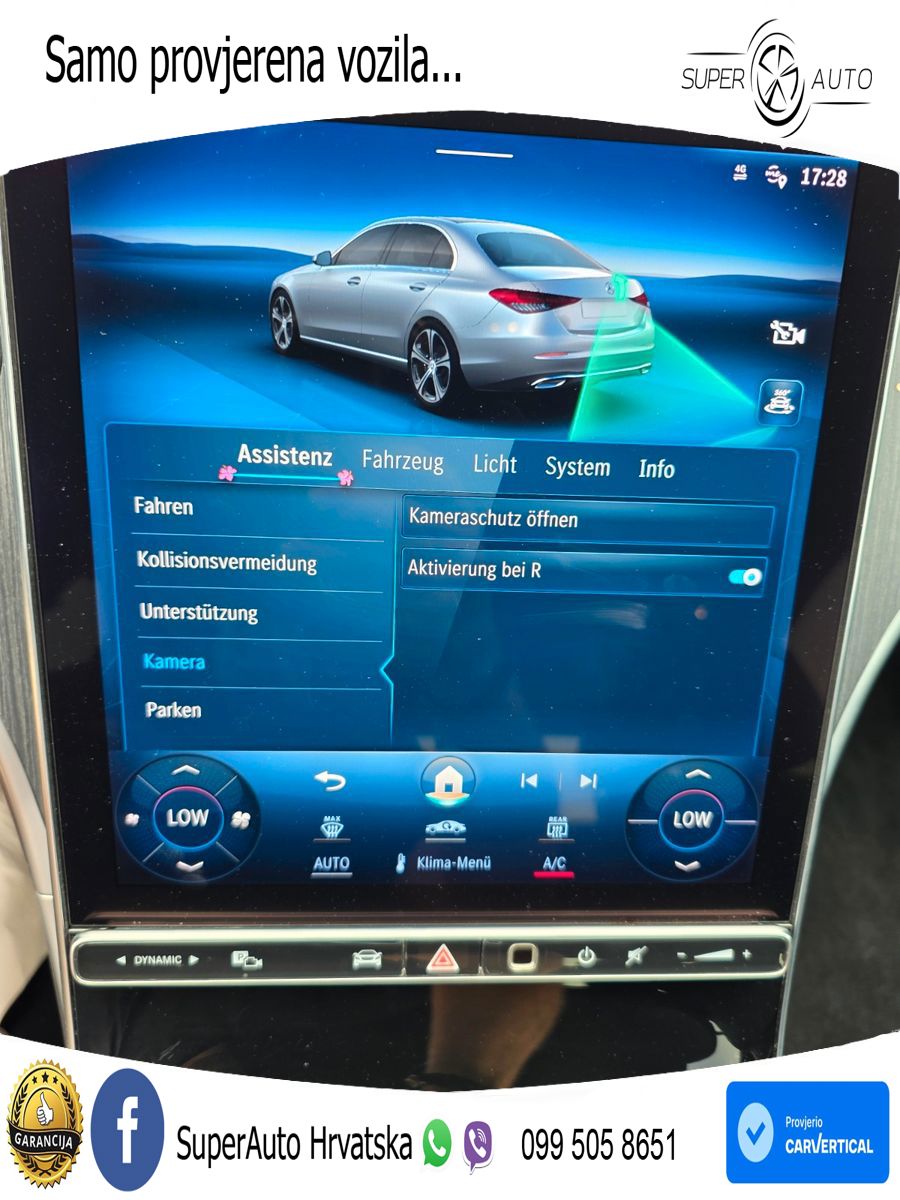 Mercedes-Benz C 200 AMG line LED+GR SJED+ACC