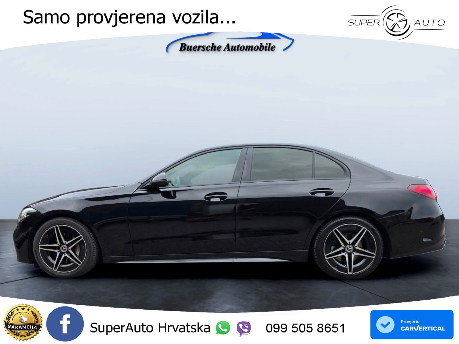 Mercedes-Benz C 200 AMG line LED+GR SJED+ACC