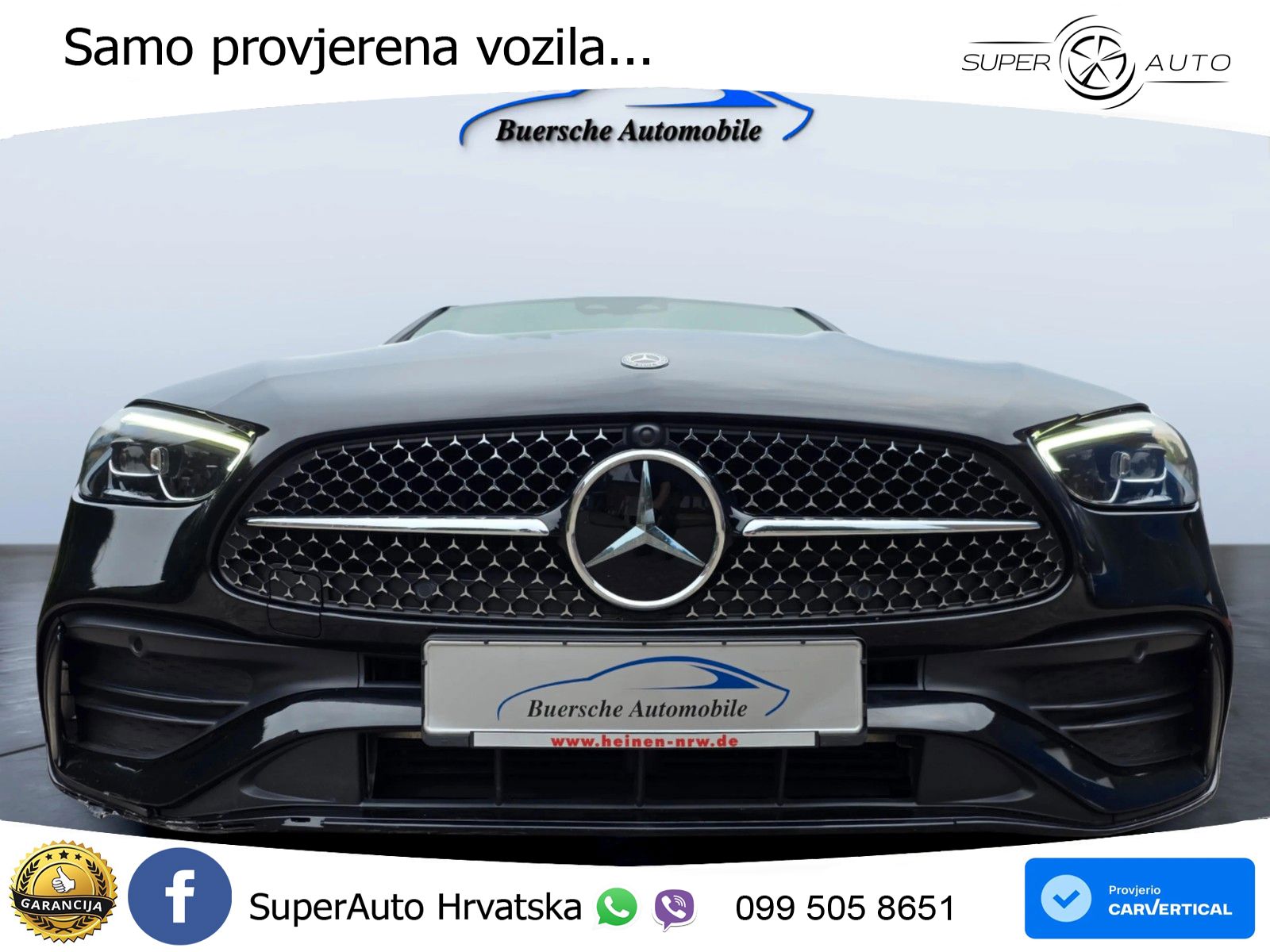 Mercedes-Benz C 200 AMG line LED+GR SJED+ACC