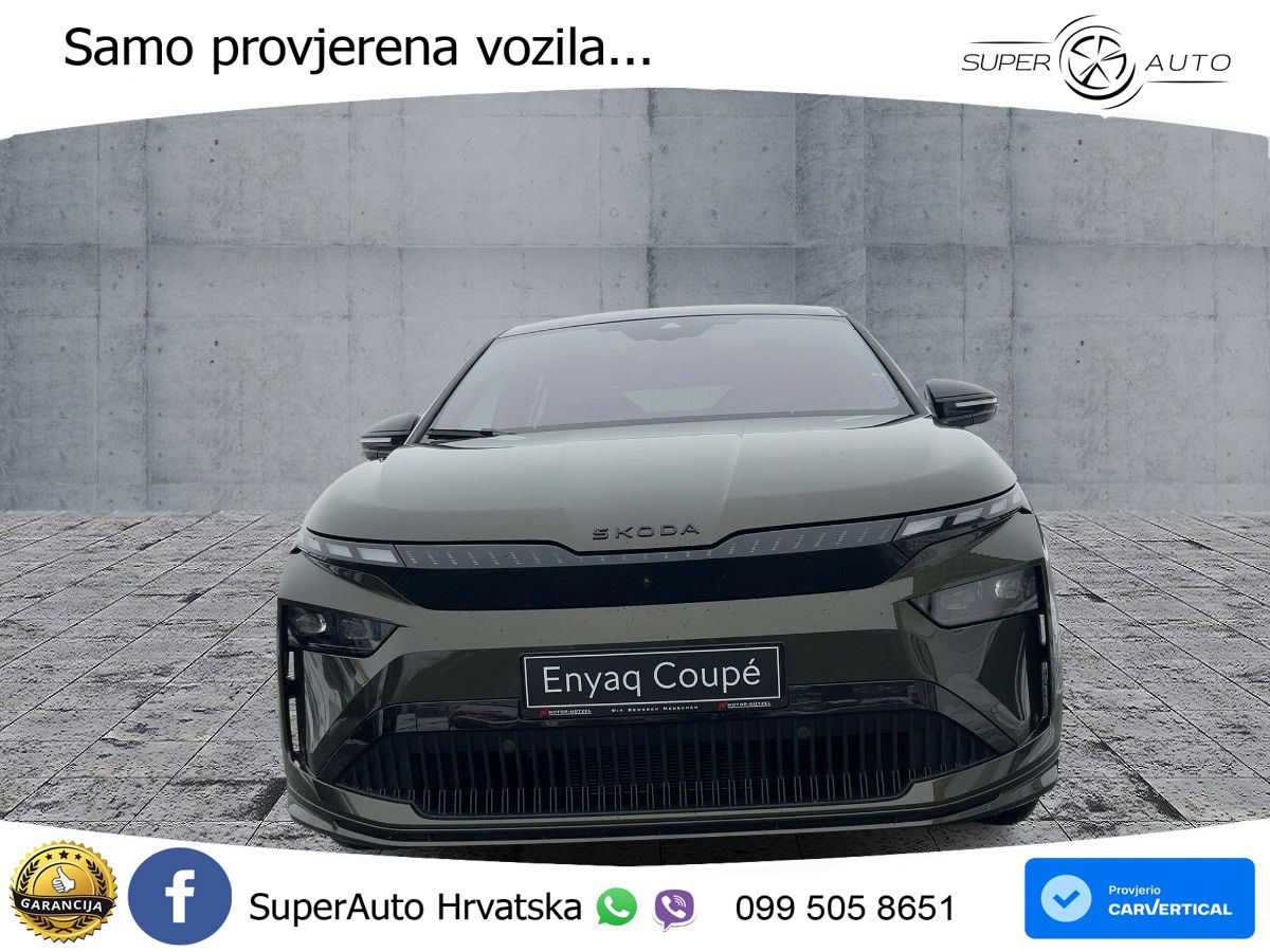 Škoda Enyaq Coupe iV 85 82 kWh (286 KS) SportLine LED+GR SJED+ACC