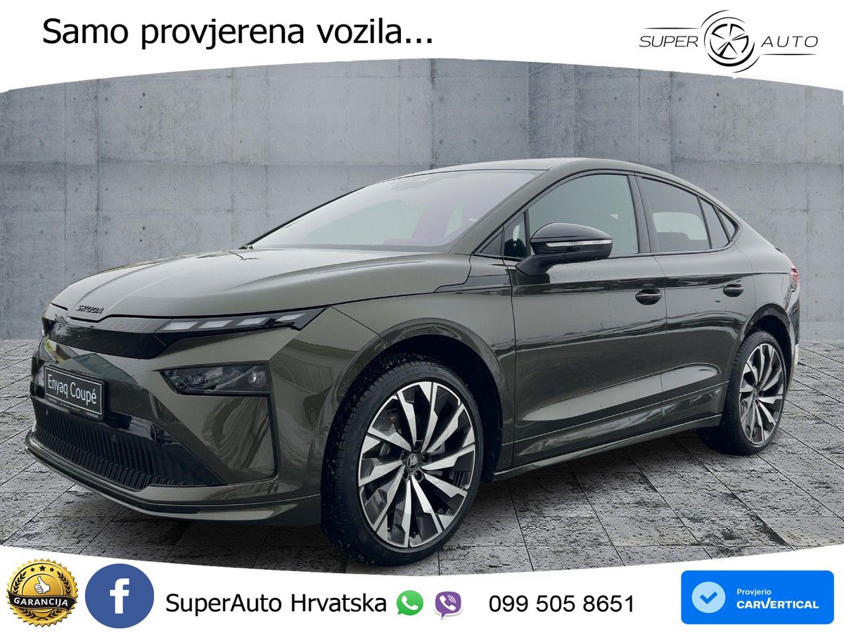 Škoda Enyaq Coupe iV 85 82 kWh (286 KS) SportLine LED+GR SJED+ACC