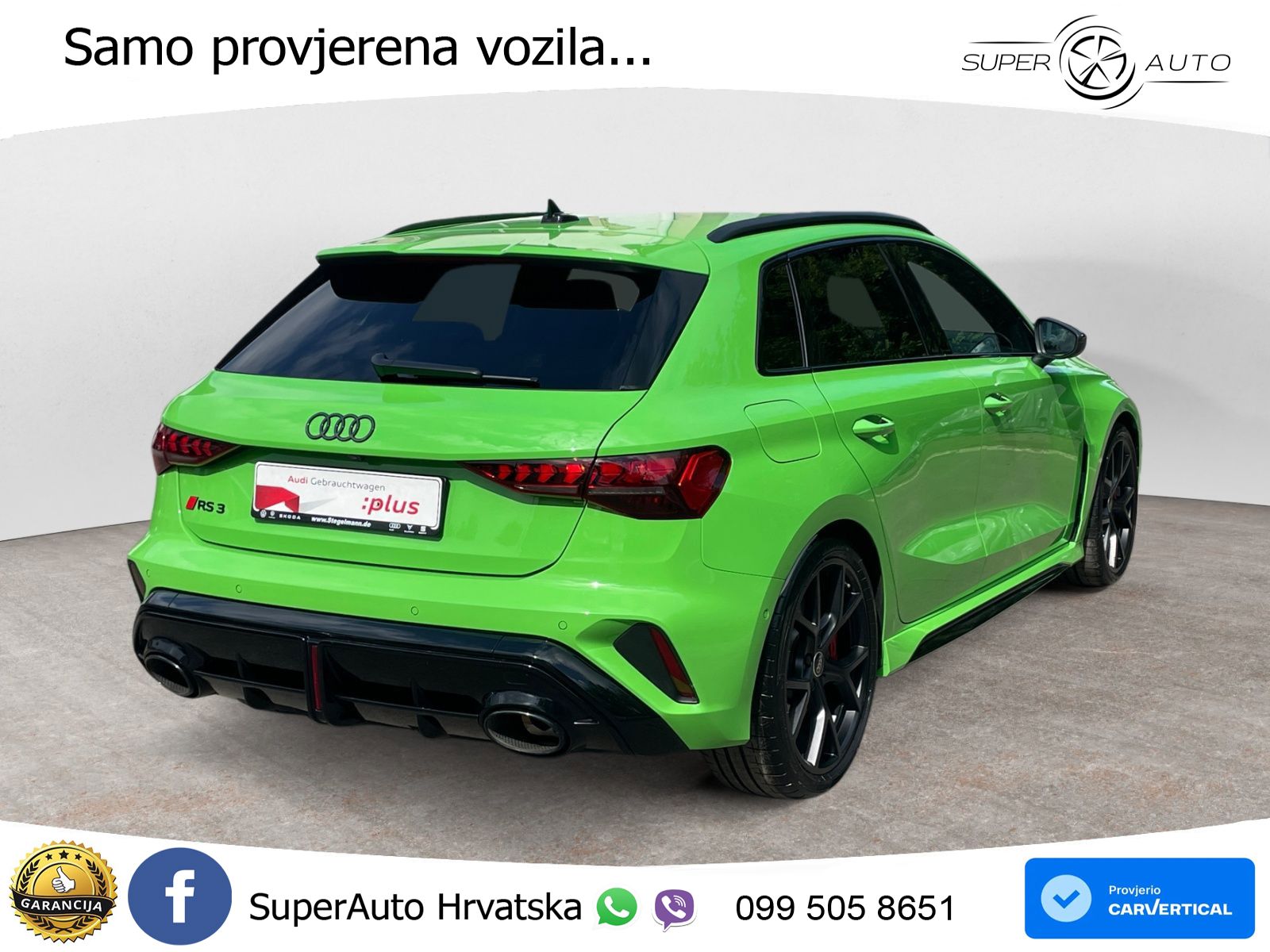 Audi RS3 Sedan 2.5 TFSI (400 KS) quattro S tronic LED+GR SJED+ACC