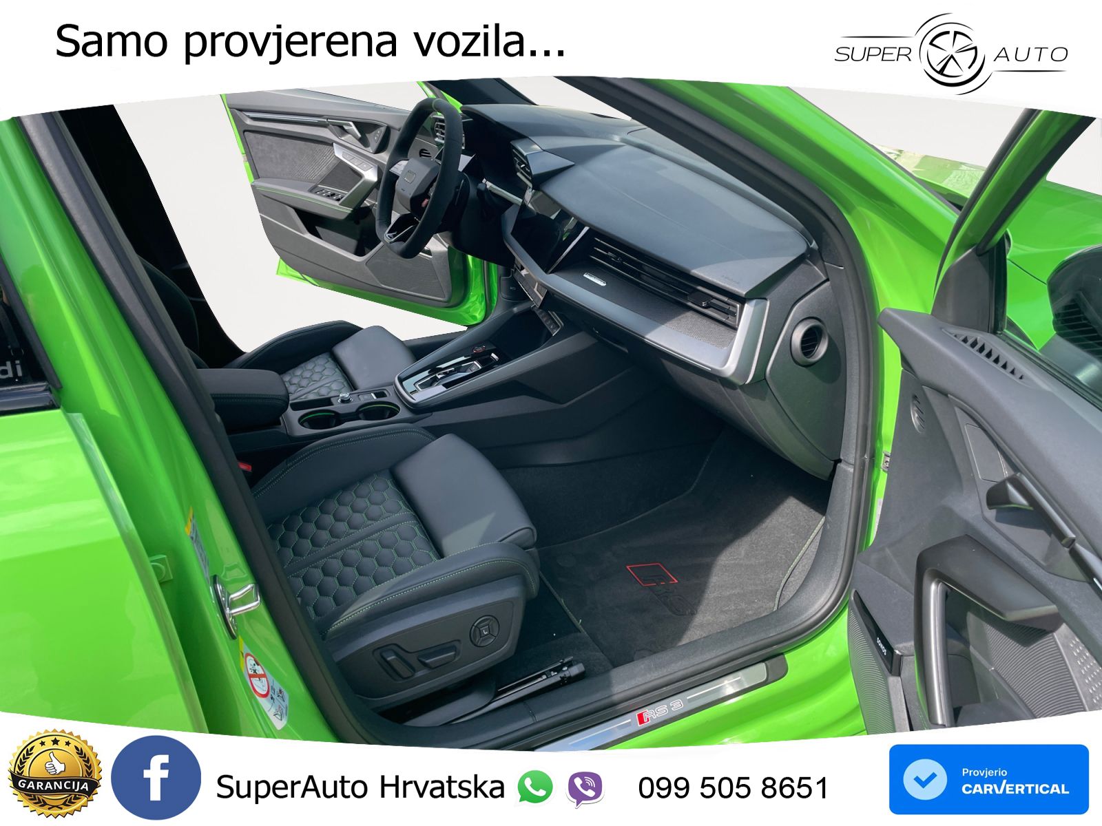 Audi RS3 Sedan 2.5 TFSI (400 KS) quattro S tronic LED+GR SJED+ACC