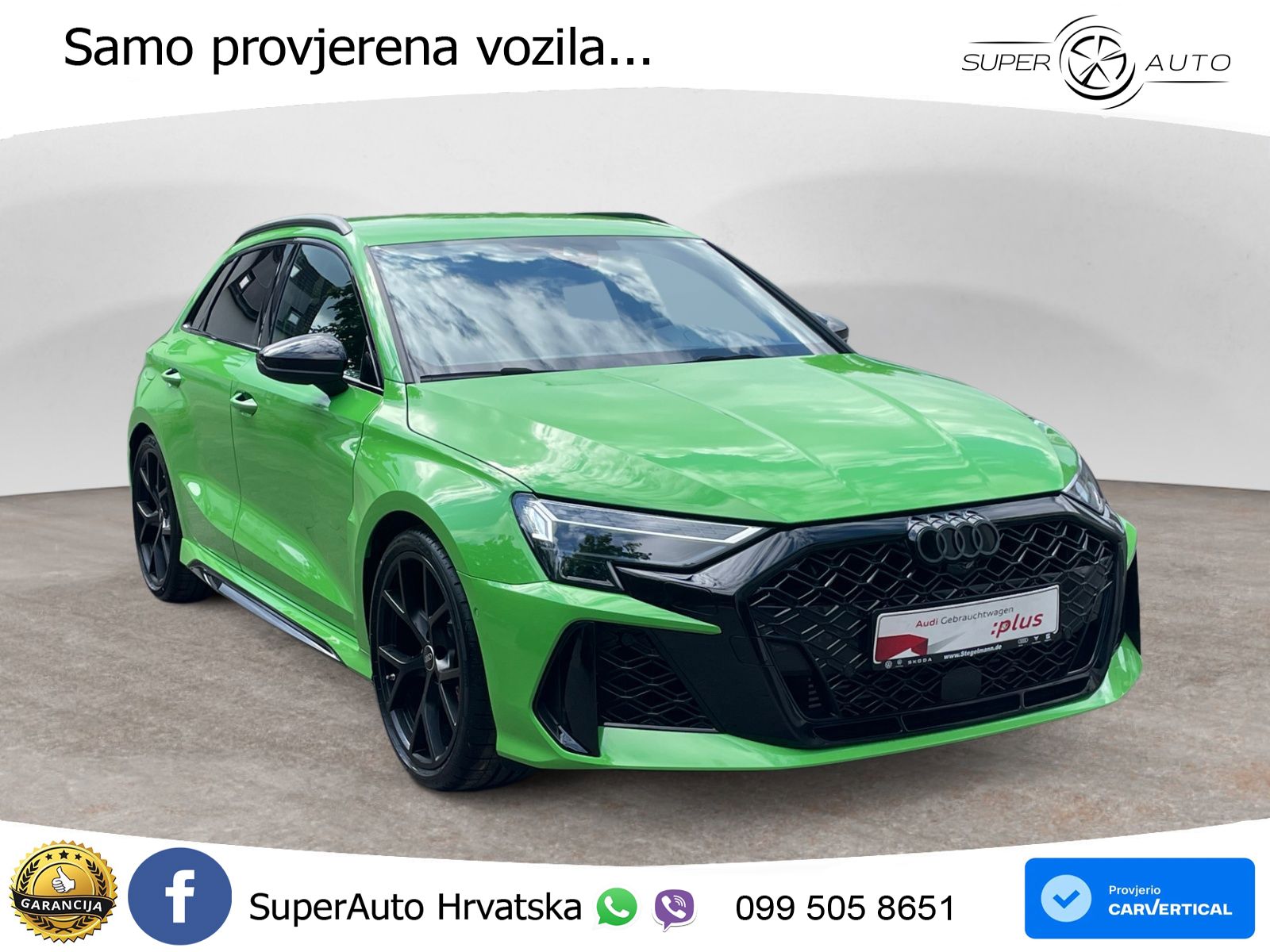 Audi RS3 Sedan 2.5 TFSI (400 KS) quattro S tronic LED+GR SJED+ACC