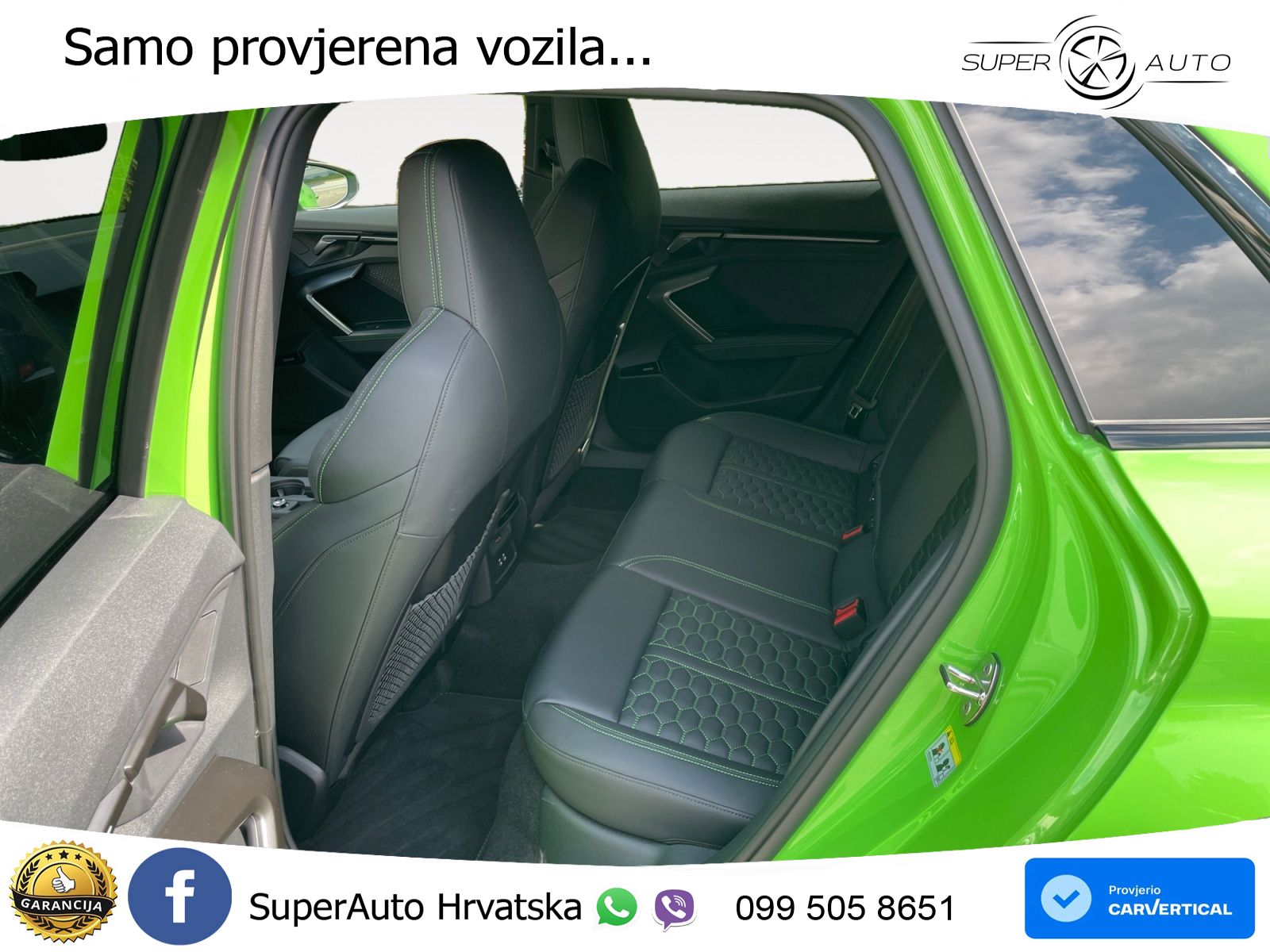 Audi RS3 Sedan 2.5 TFSI (400 KS) quattro S tronic LED+GR SJED+ACC