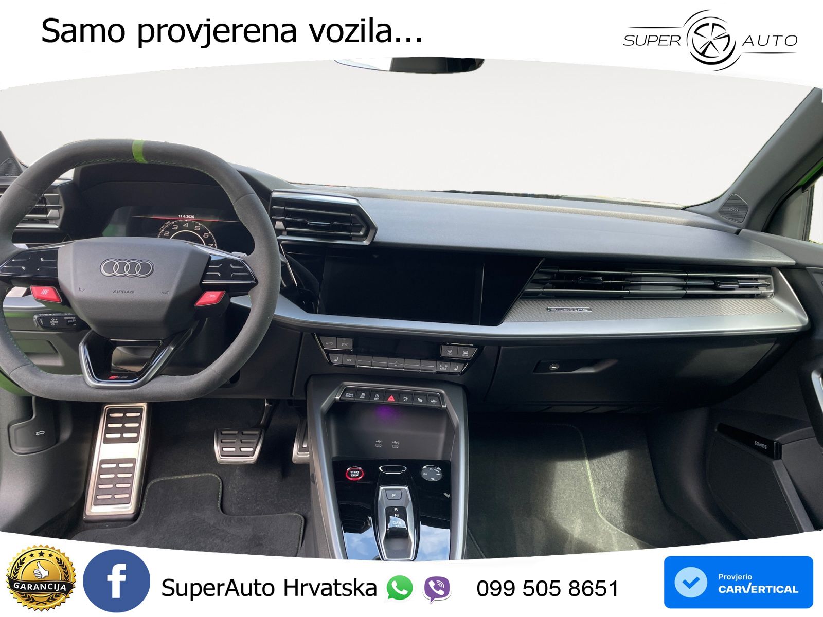 Audi RS3 Sedan 2.5 TFSI (400 KS) quattro S tronic LED+GR SJED+ACC