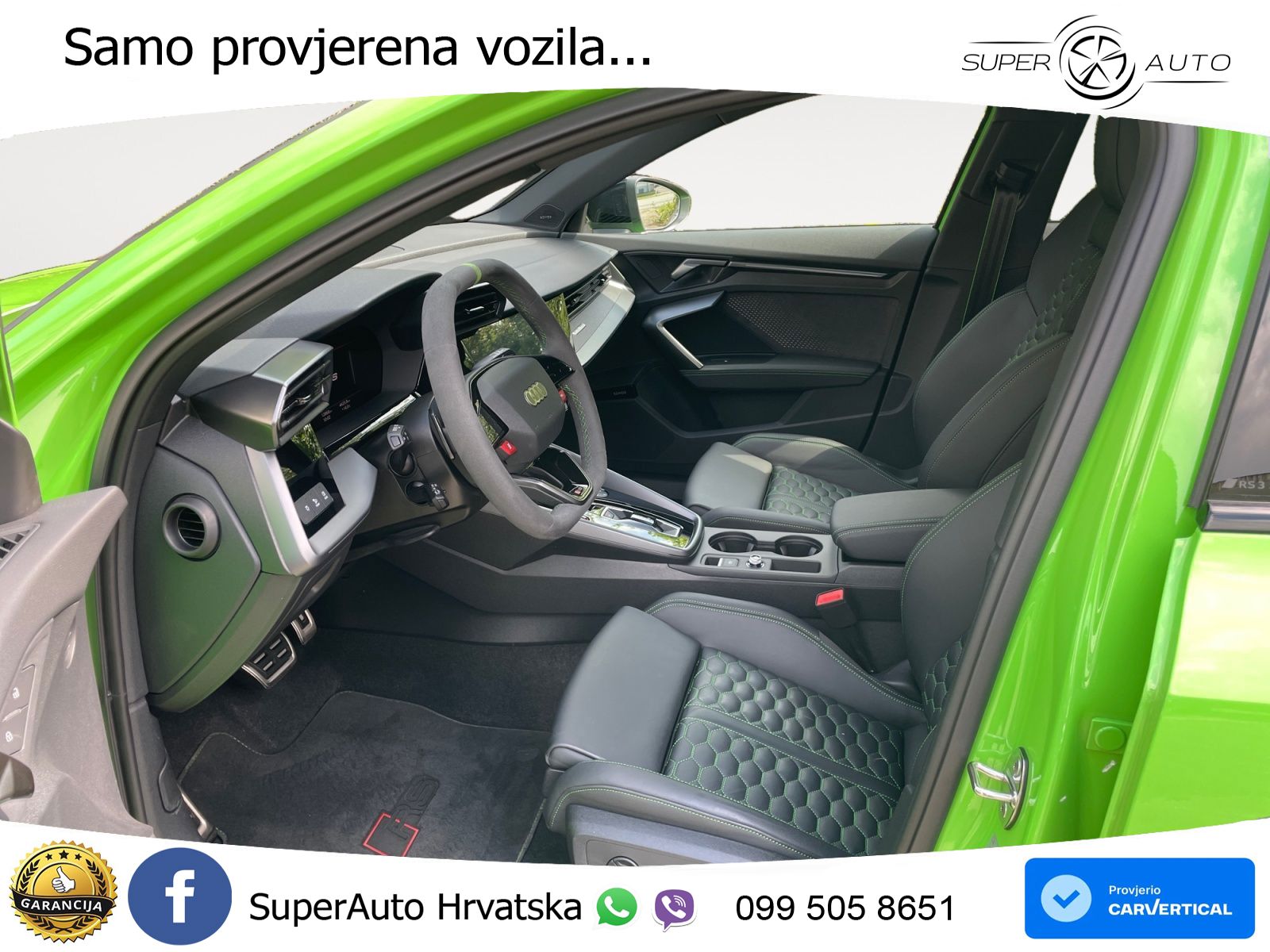Audi RS3 Sedan 2.5 TFSI (400 KS) quattro S tronic LED+GR SJED+ACC