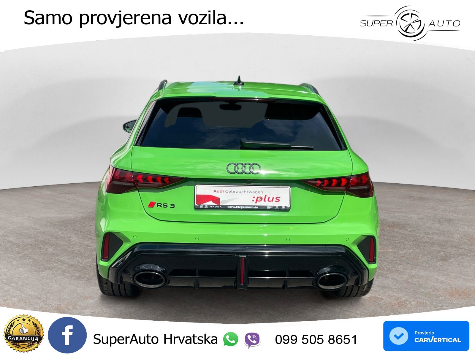 Audi RS3 Sedan 2.5 TFSI (400 KS) quattro S tronic LED+GR SJED+ACC