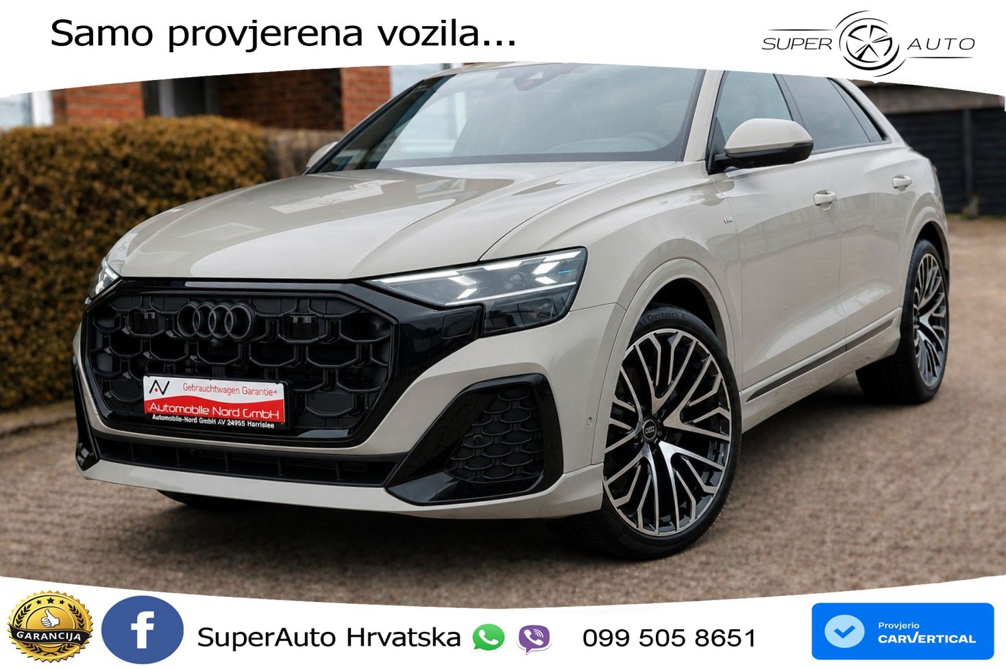 Audi Q8 50 TDI V6 (286 KS) quattro Tiptronic
