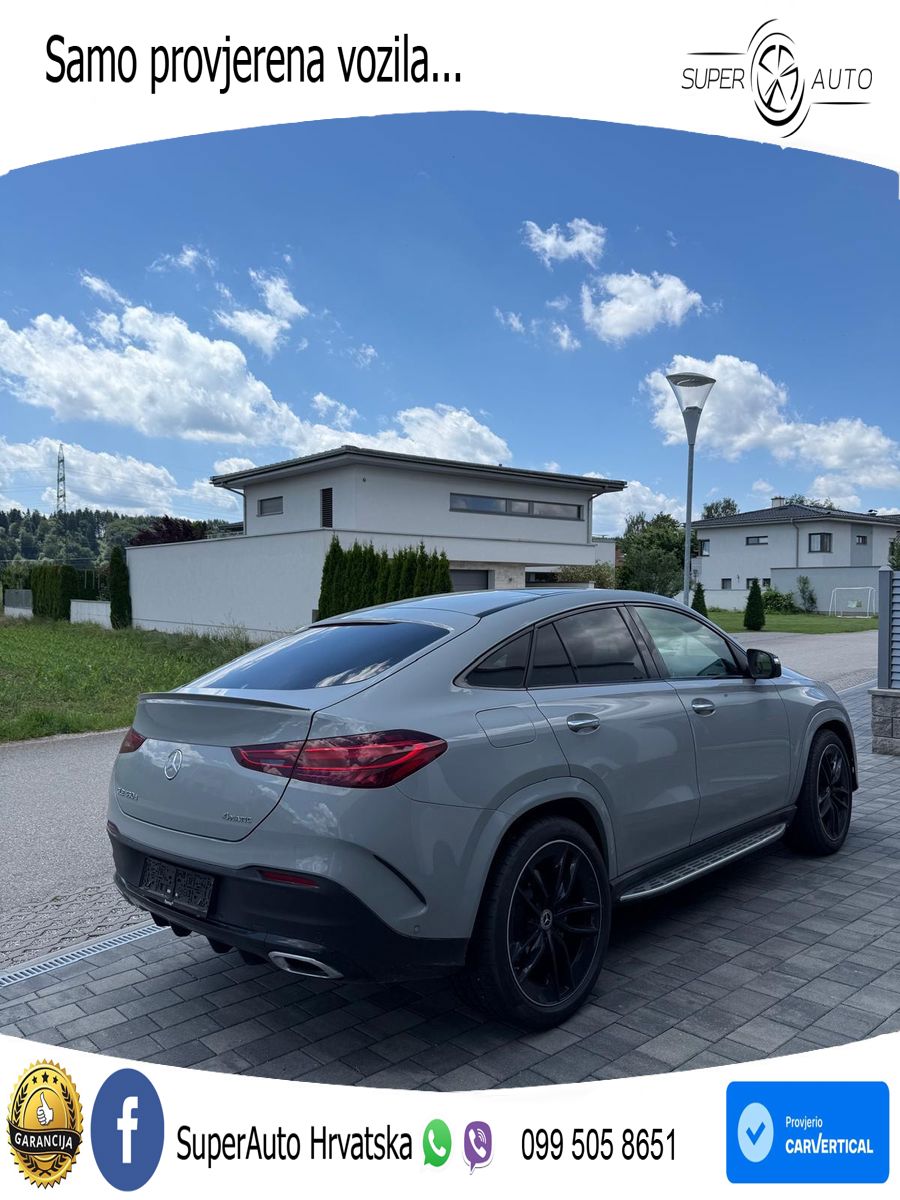 Mercedes GLE Coupe 450d (367 KS) EQ Boost 4MATIC 9G-TRONIC AMG ACC+HEAD+GR SJED+360+PANO