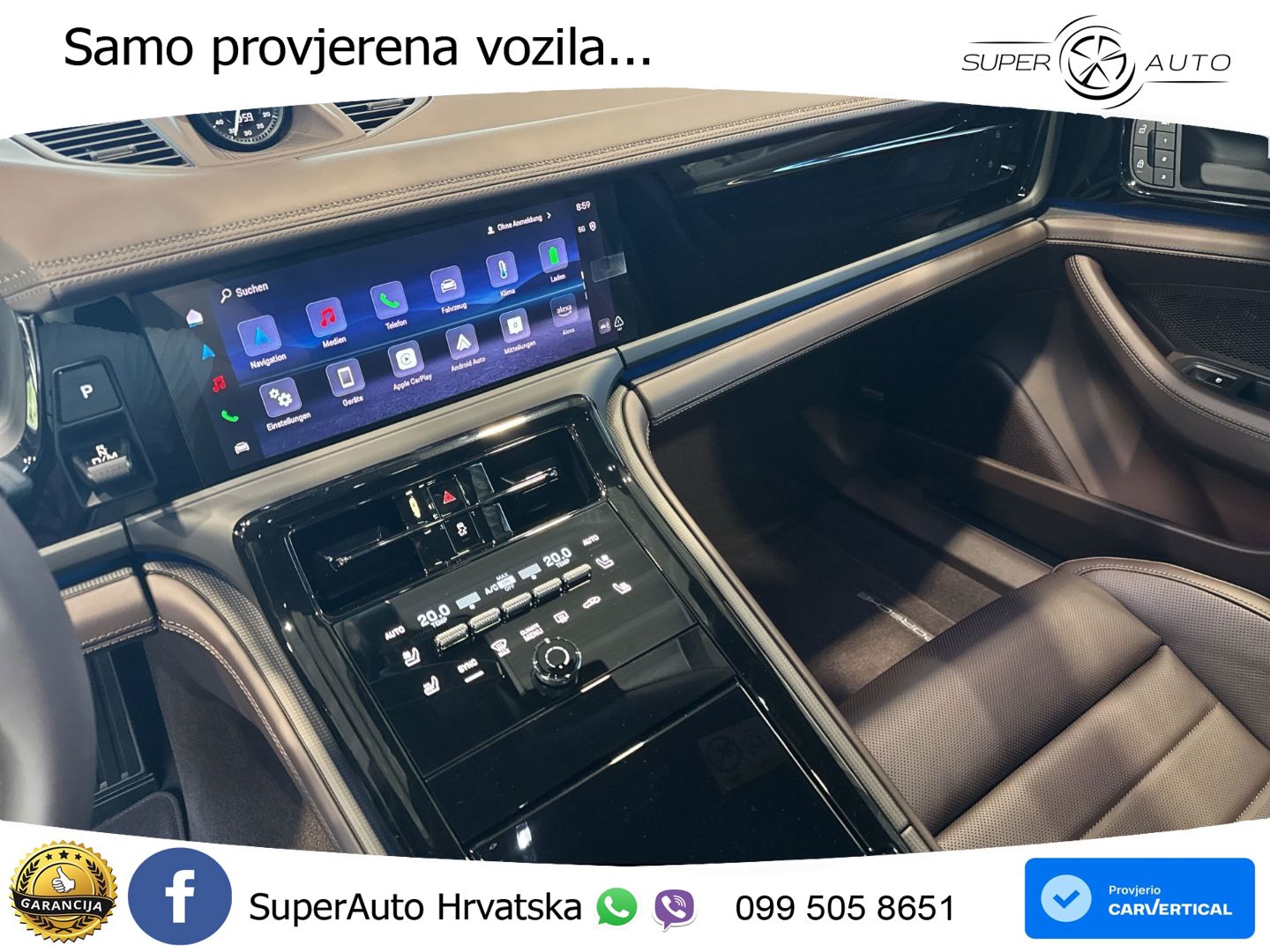 Porsche Panamera 4 2.9 V6 (470 KS) E-Hybrid PDK ZRAČNI+ACC+GR SJED+KAM+PANO