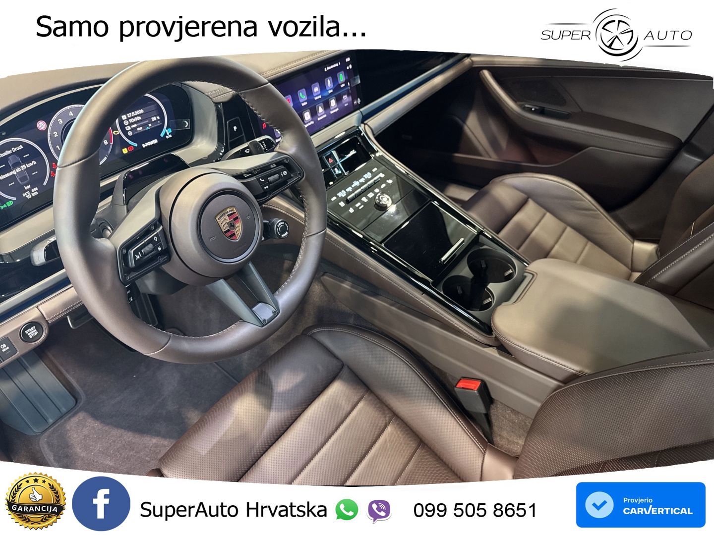 Porsche Panamera 4 2.9 V6 (470 KS) E-Hybrid PDK ZRAČNI+ACC+GR SJED+KAM+PANO