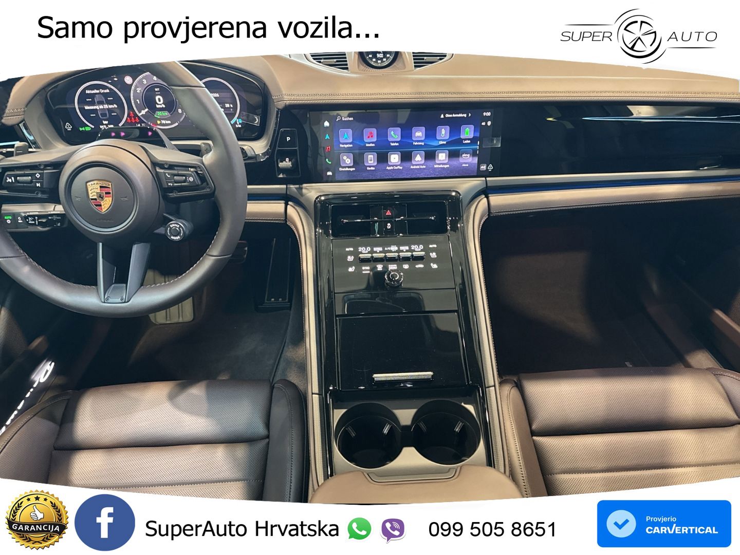 Porsche Panamera 4 2.9 V6 (470 KS) E-Hybrid PDK ZRAČNI+ACC+GR SJED+KAM+PANO
