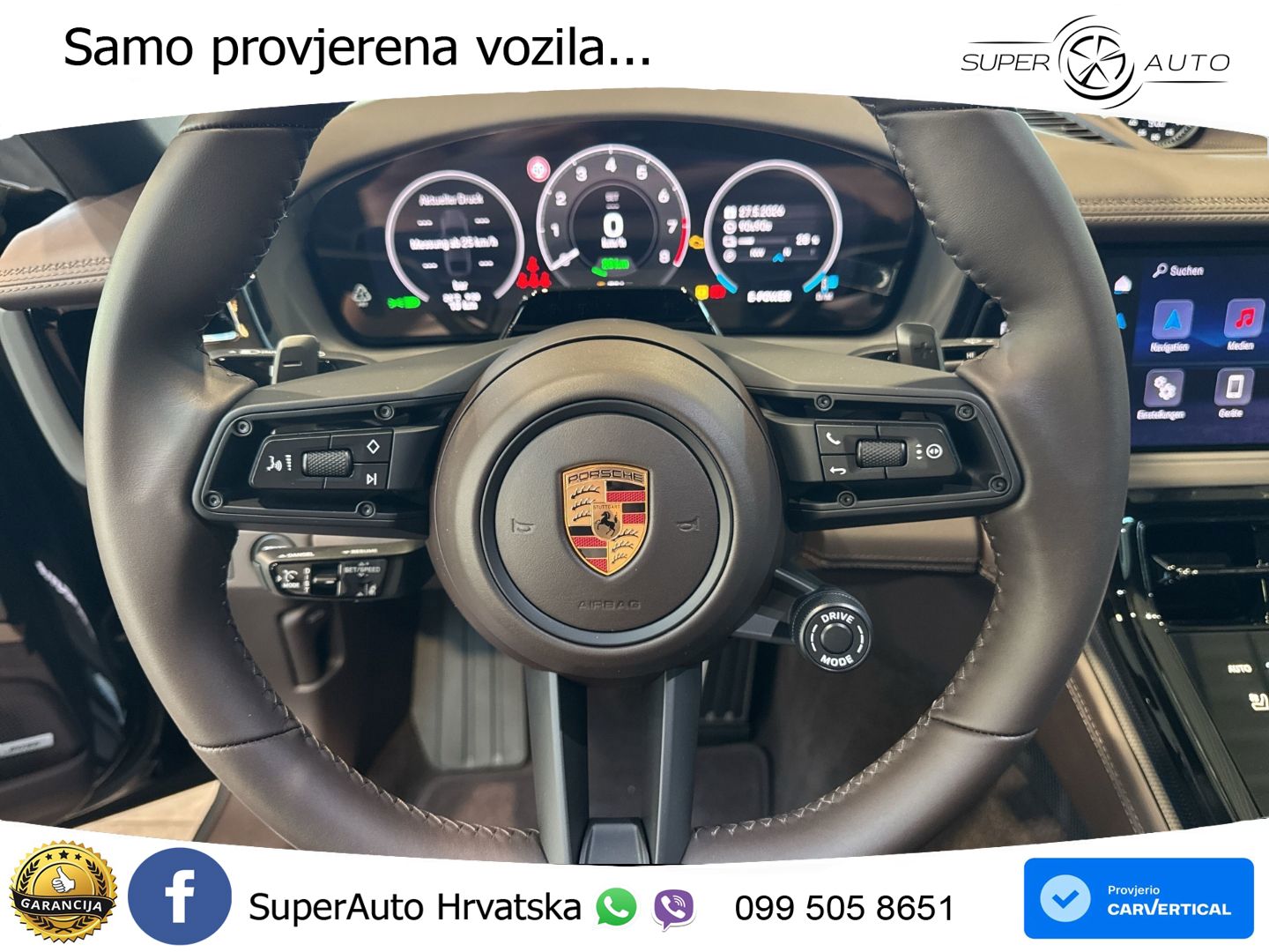 Porsche Panamera 4 2.9 V6 (470 KS) E-Hybrid PDK ZRAČNI+ACC+GR SJED+KAM+PANO