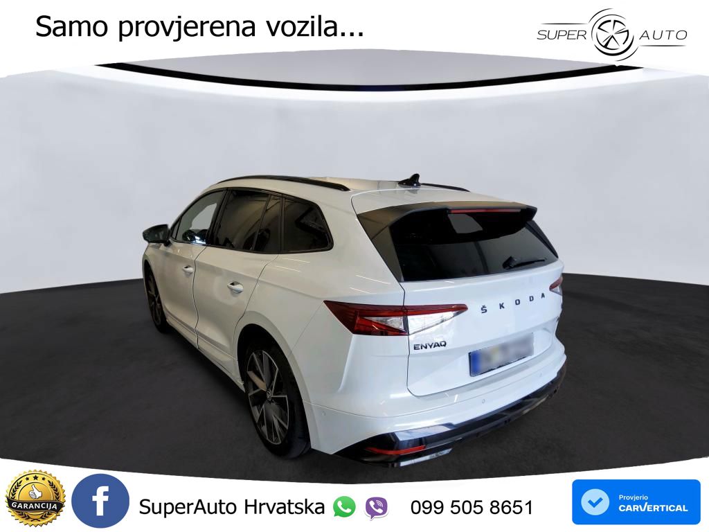 Škoda Enyaq iV 80 82 kWh (204 KS) SportLine LED+GR SJED+ACC