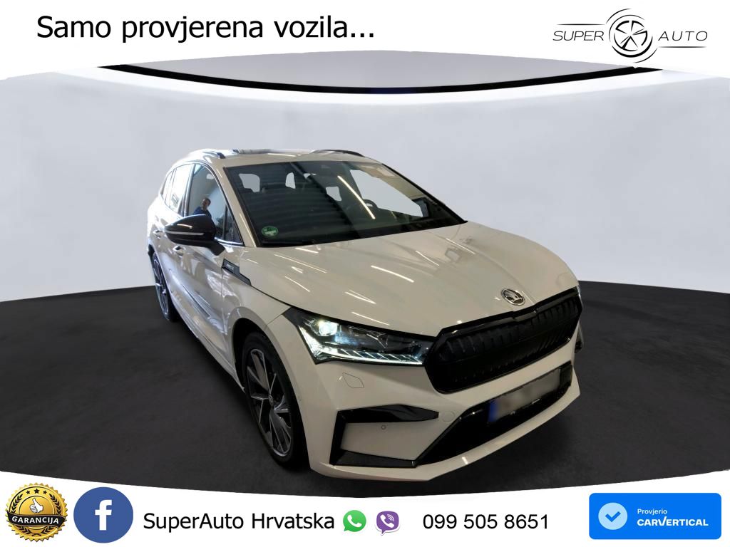 Škoda Enyaq iV 80 82 kWh (204 KS) SportLine LED+GR SJED+ACC