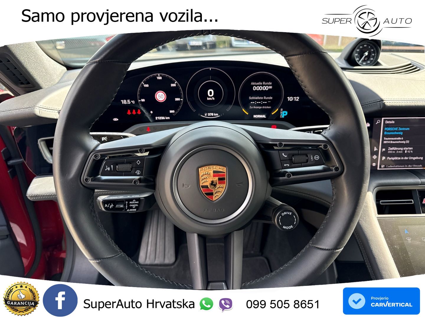 Porsche Taycan 4S Performance Plus 93.4 kWh (571 KS)